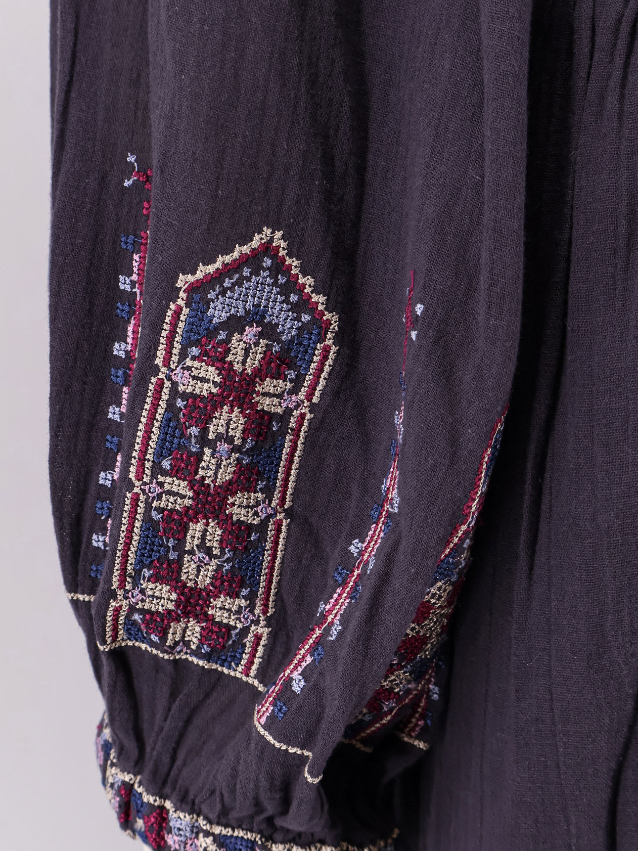 Shop Isabel Marant Étoile Florenza Cotton Long Dress With Embroidery