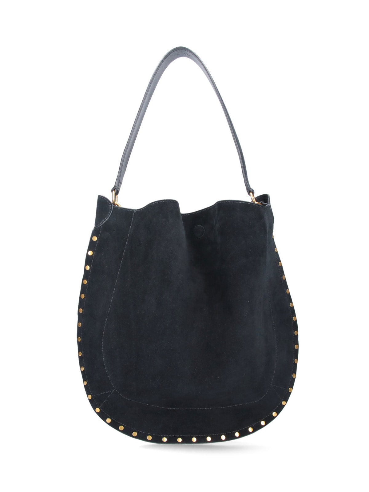 Isabel Marant Black Oskan Suede Shoulder Bga In Black