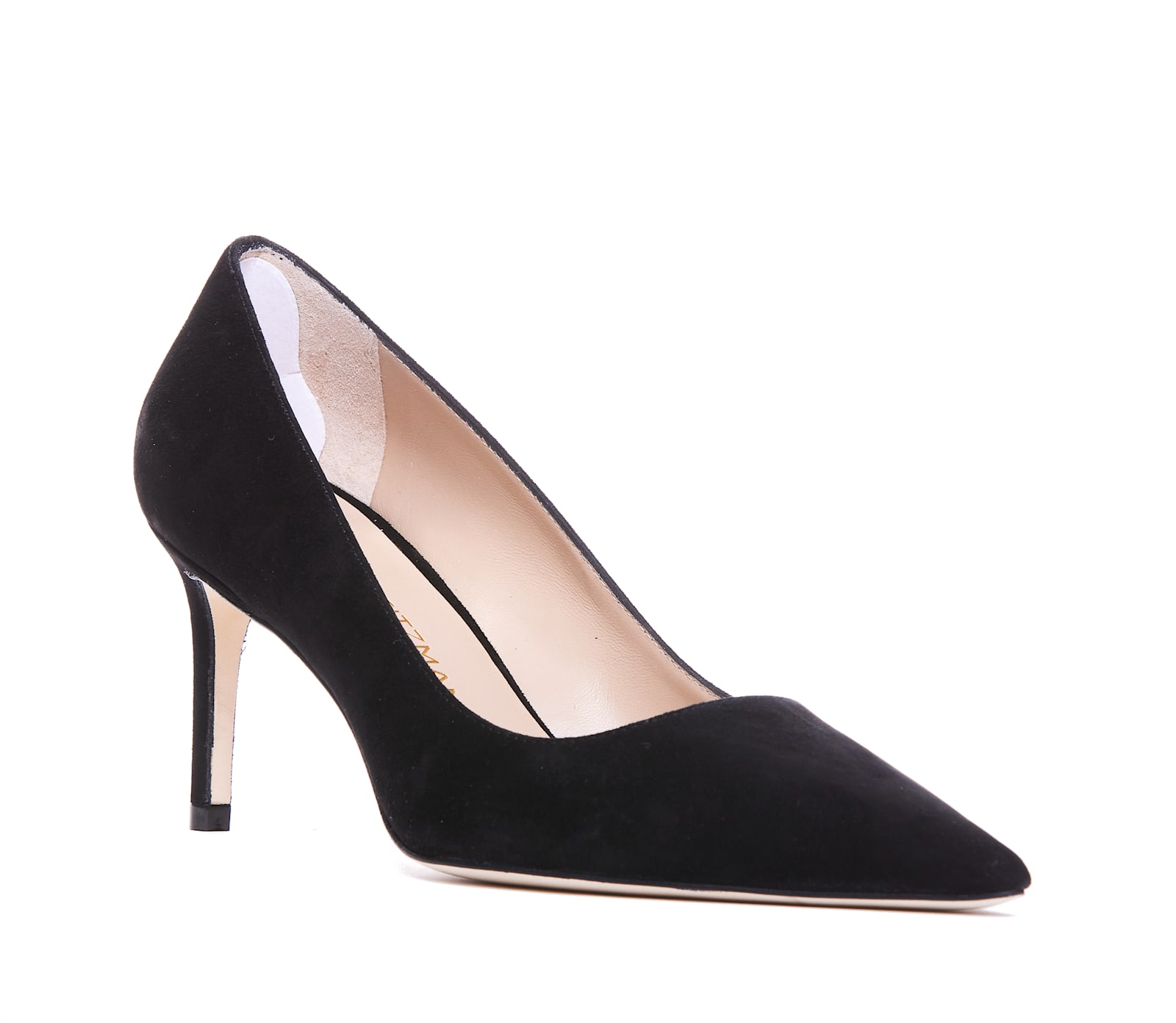 Shop Stuart Weitzman Stuart Decollete In Black