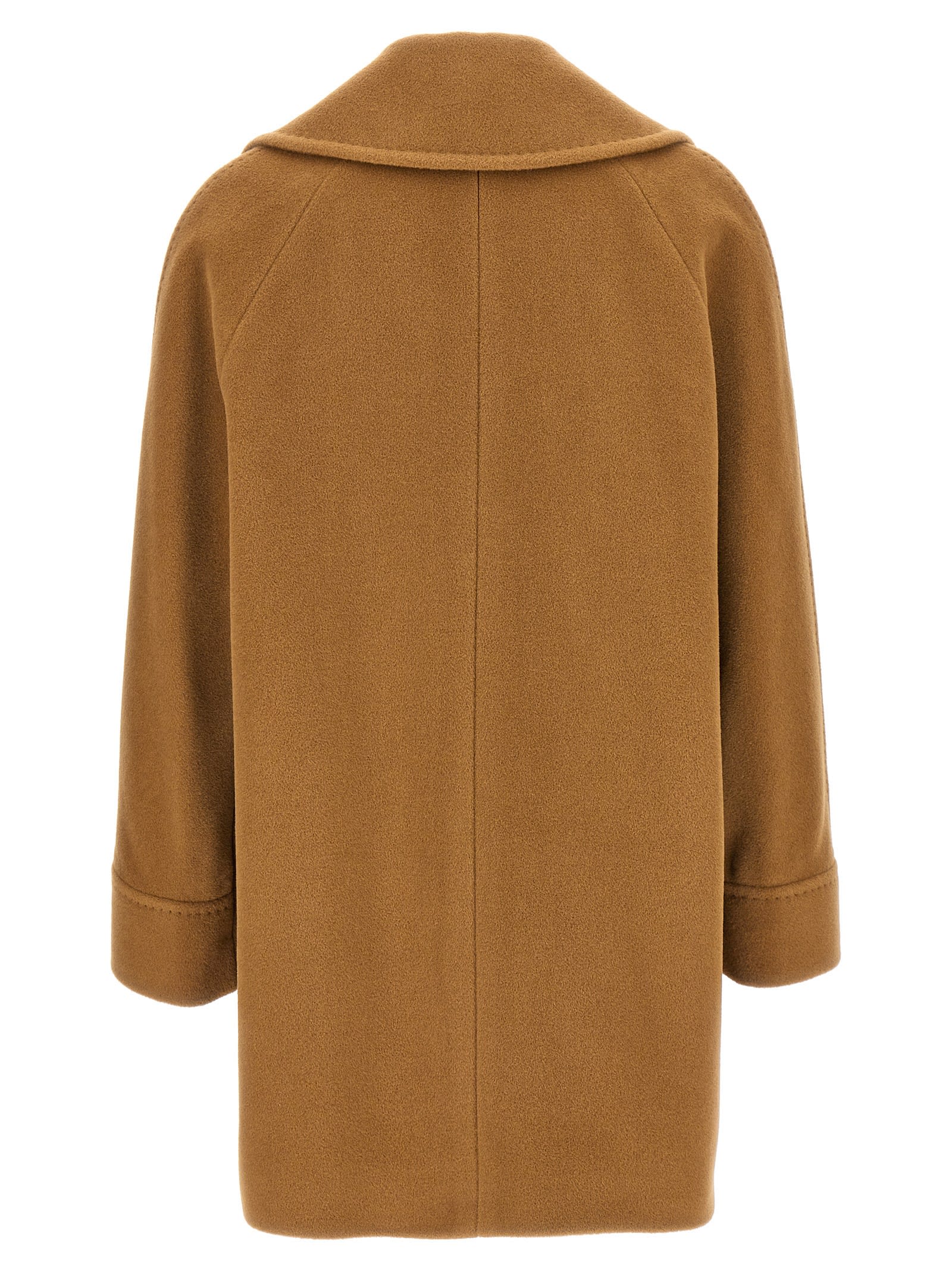 Shop Tagliatore Double-breasted Coat In Beige