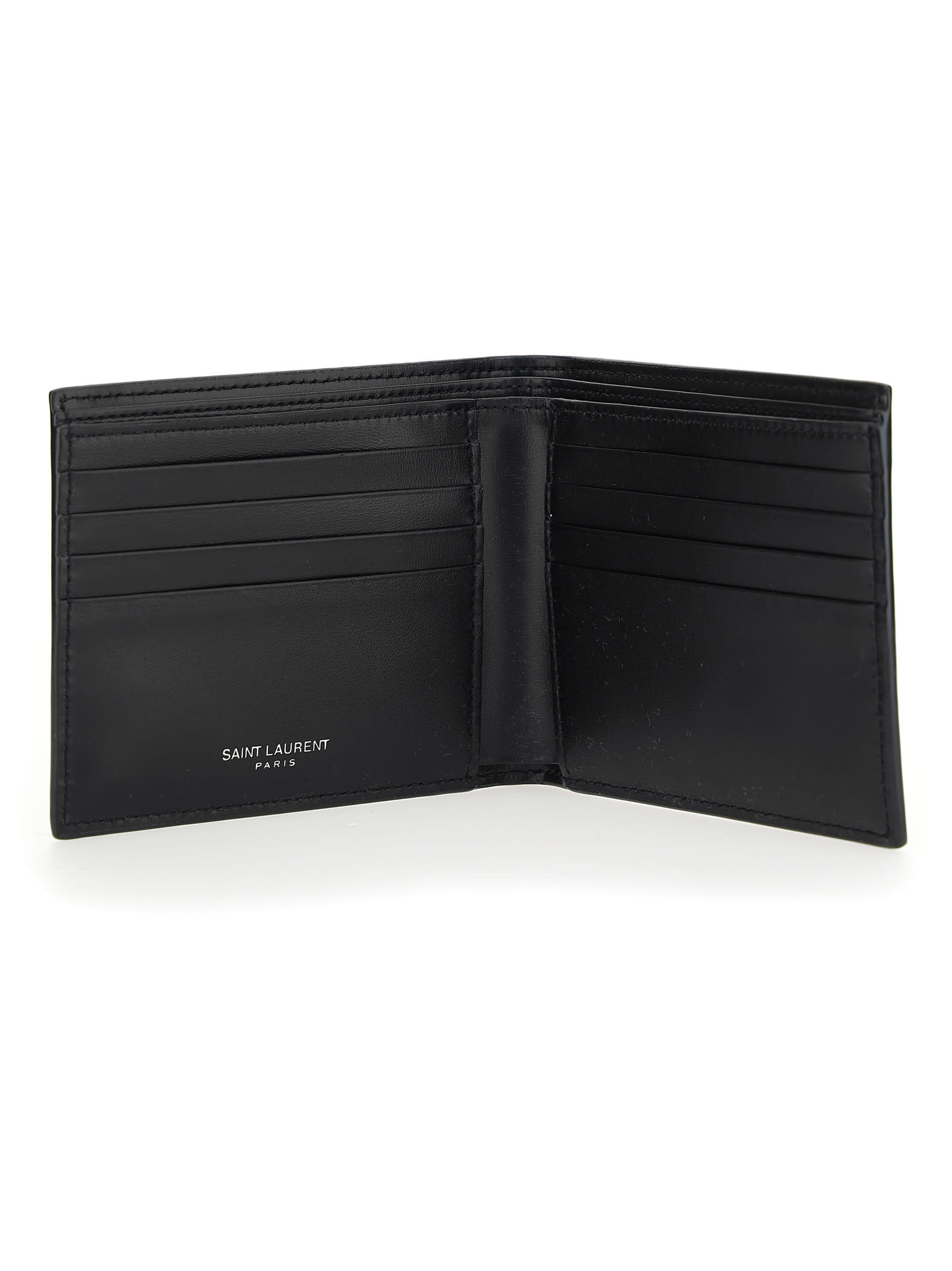 Saint Laurent Wallet In Nero