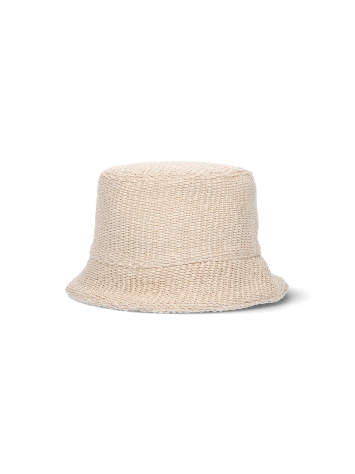 Shop Marni Raffia Bucket Hat In Shell