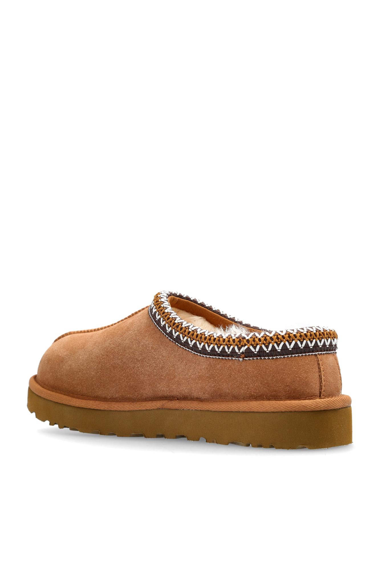 Ugg Tasman Ii Whipstitch-trim Slippers In Brown