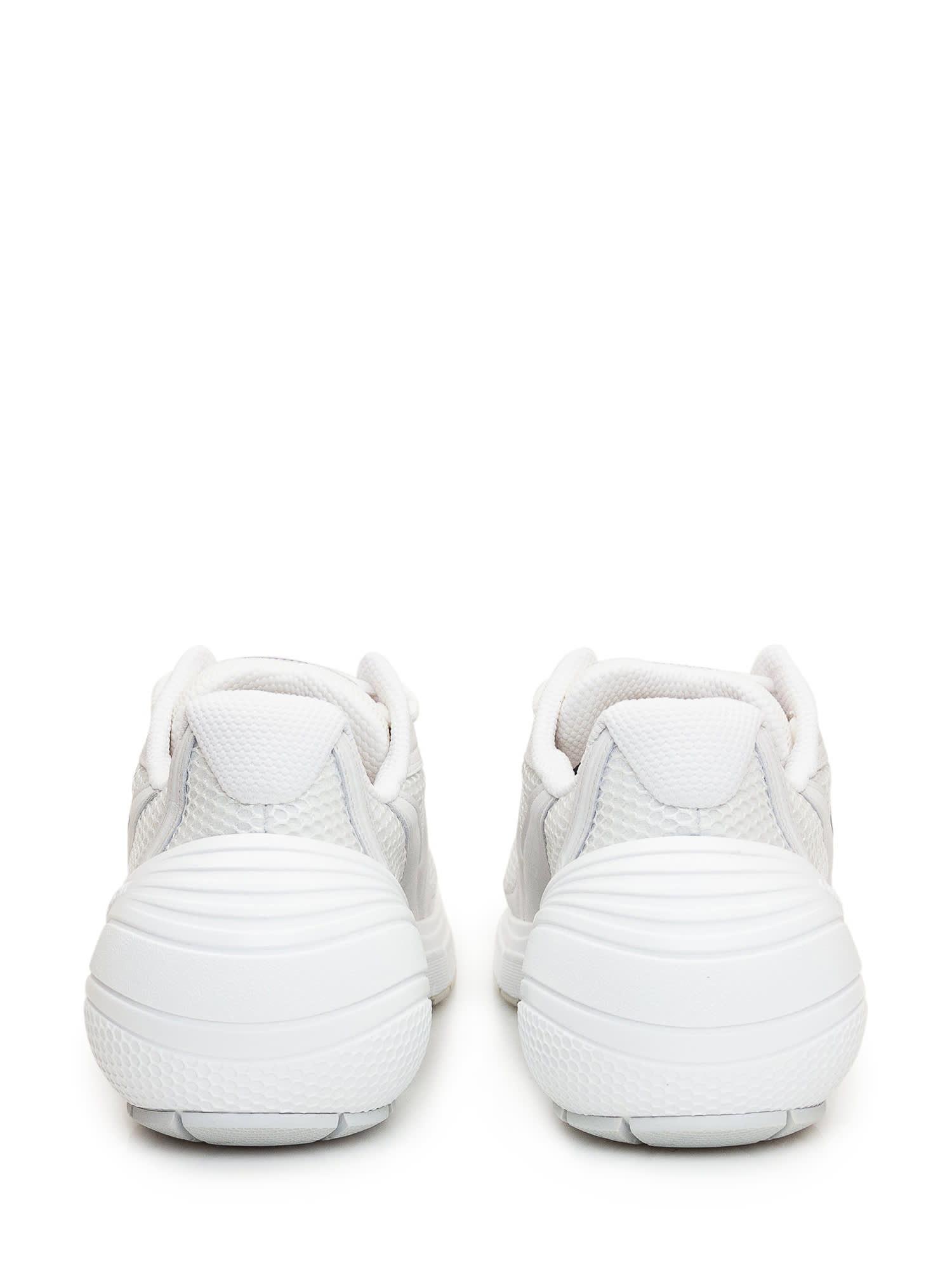 Givenchy Mesh And Alternative Material To Leather Sneakers In White