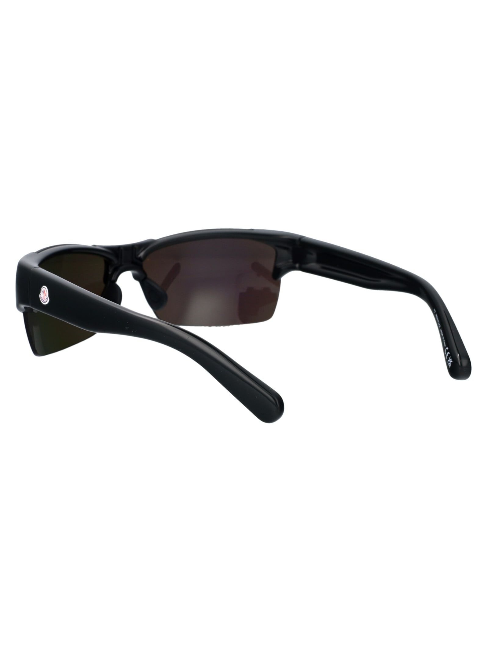 Shop Moncler Ml0282 Sunglasses In 20q Black