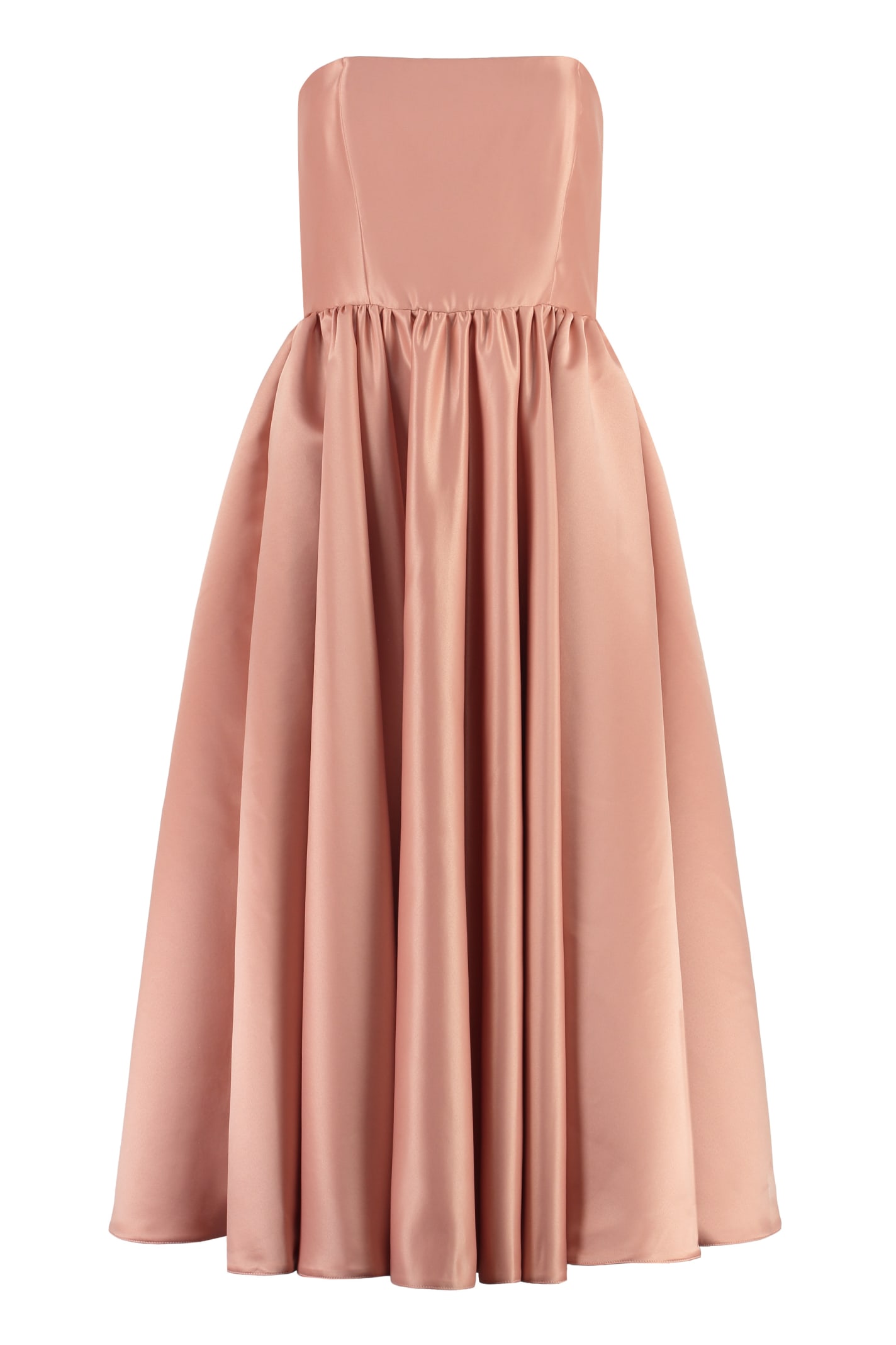 Shop Pinko Aminga Off-the-shoulder Dress In Pink