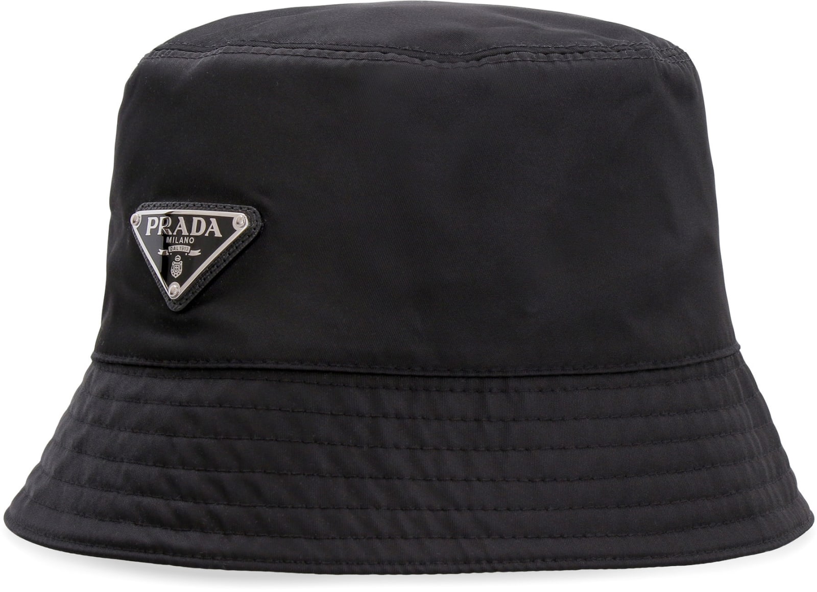 Shop Prada Bucket Hat In Black