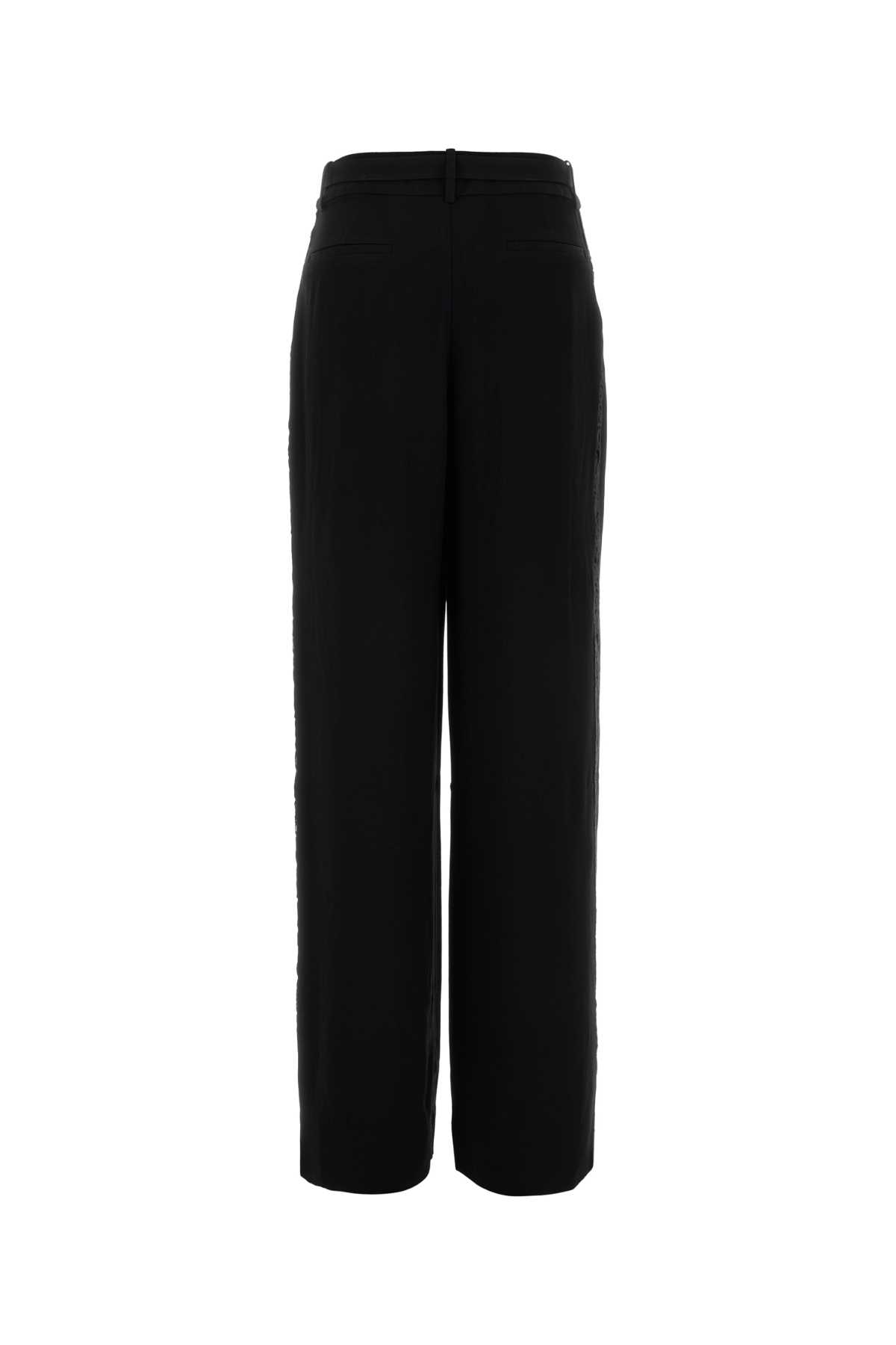 Zimmermann Pants In Black Viscose In Black