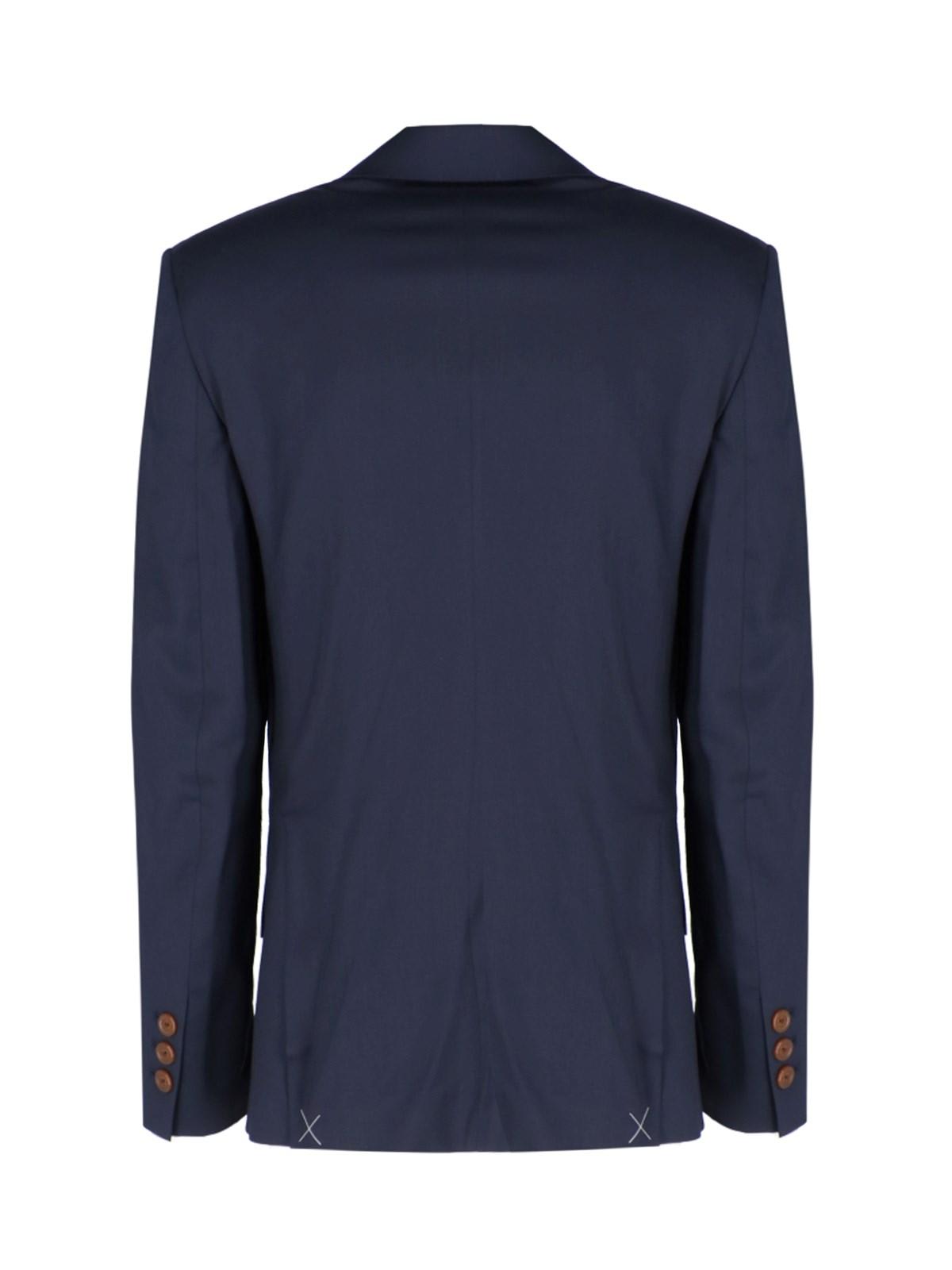 Shop Vivienne Westwood One Button Jacket In Blue