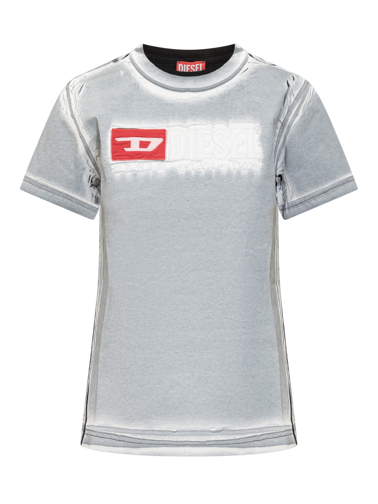 Shop Diesel T-regsn5 T-shirt In A