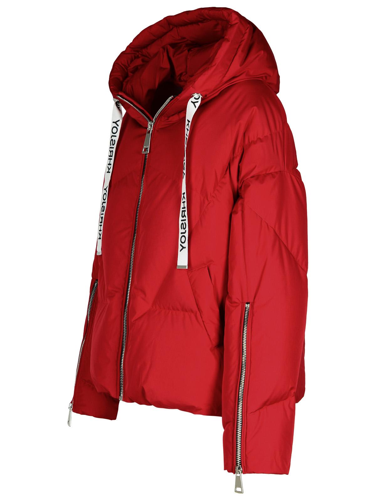 Shop Khrisjoy Iconic Red Polyester Blend Down Jacket