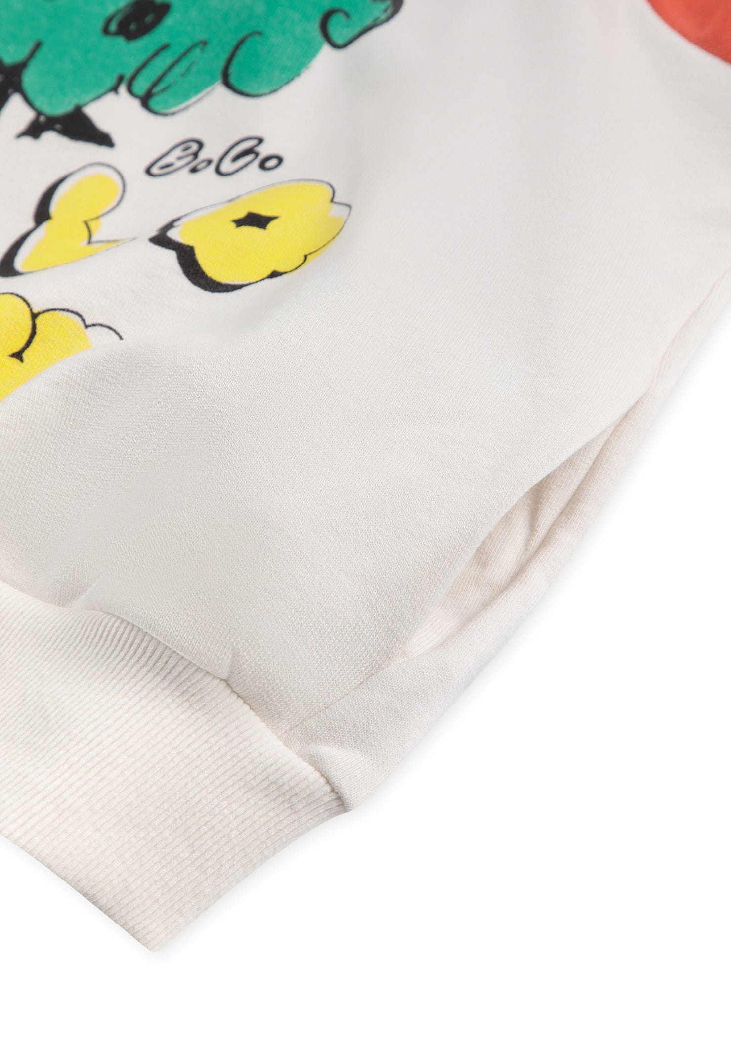 Bobo Choses White Sweatshirt For Kids With Writing In White