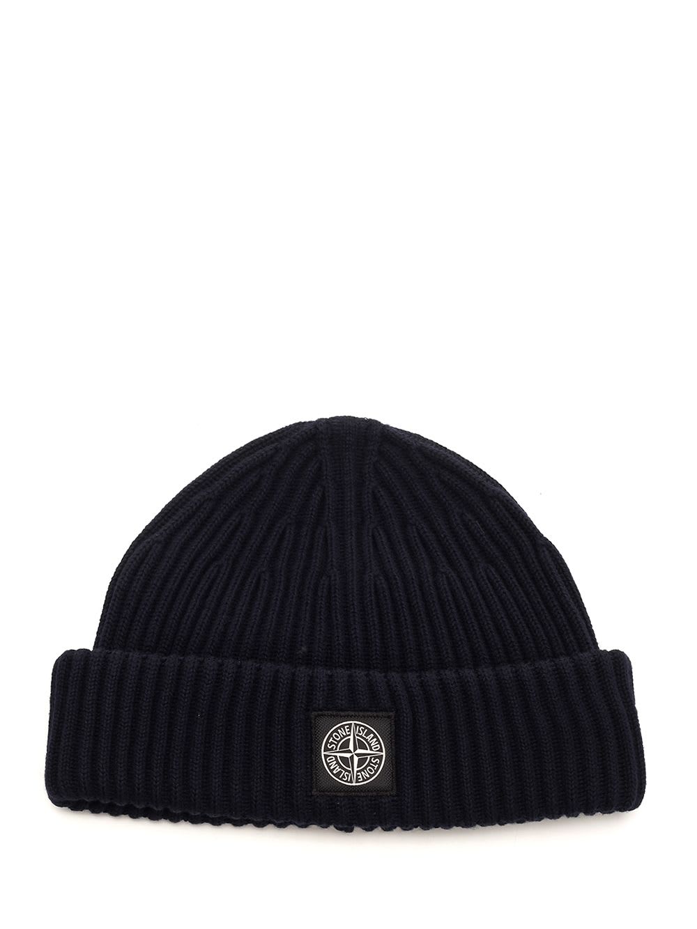 Shop Stone Island Rws Wool Hat In Blue