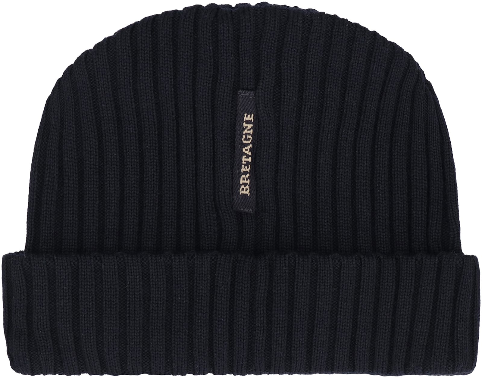 Paul&shark Ribbed Wool Beanie In Black