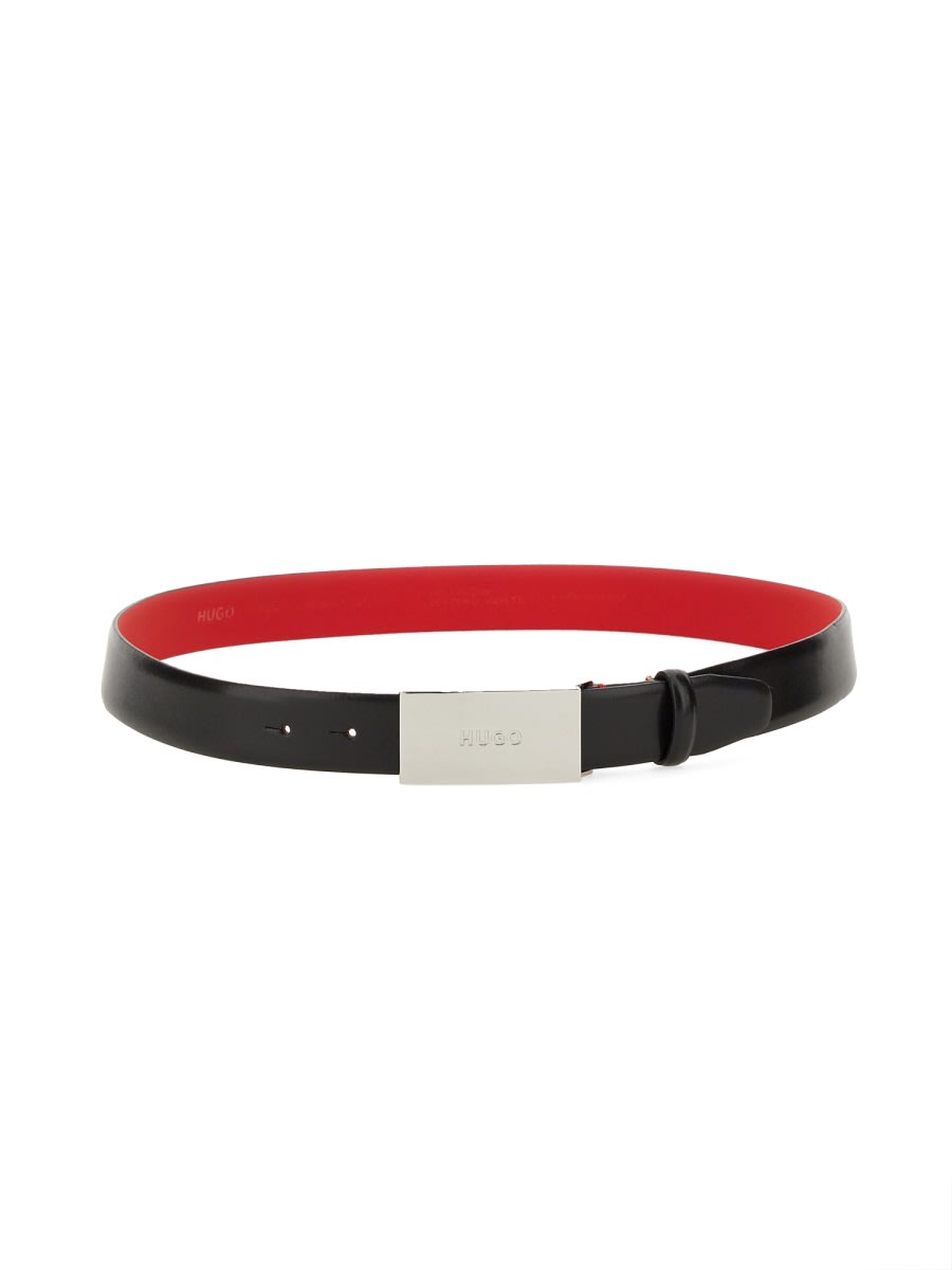 Shop Hugo Boss Baldwin Belt In Black