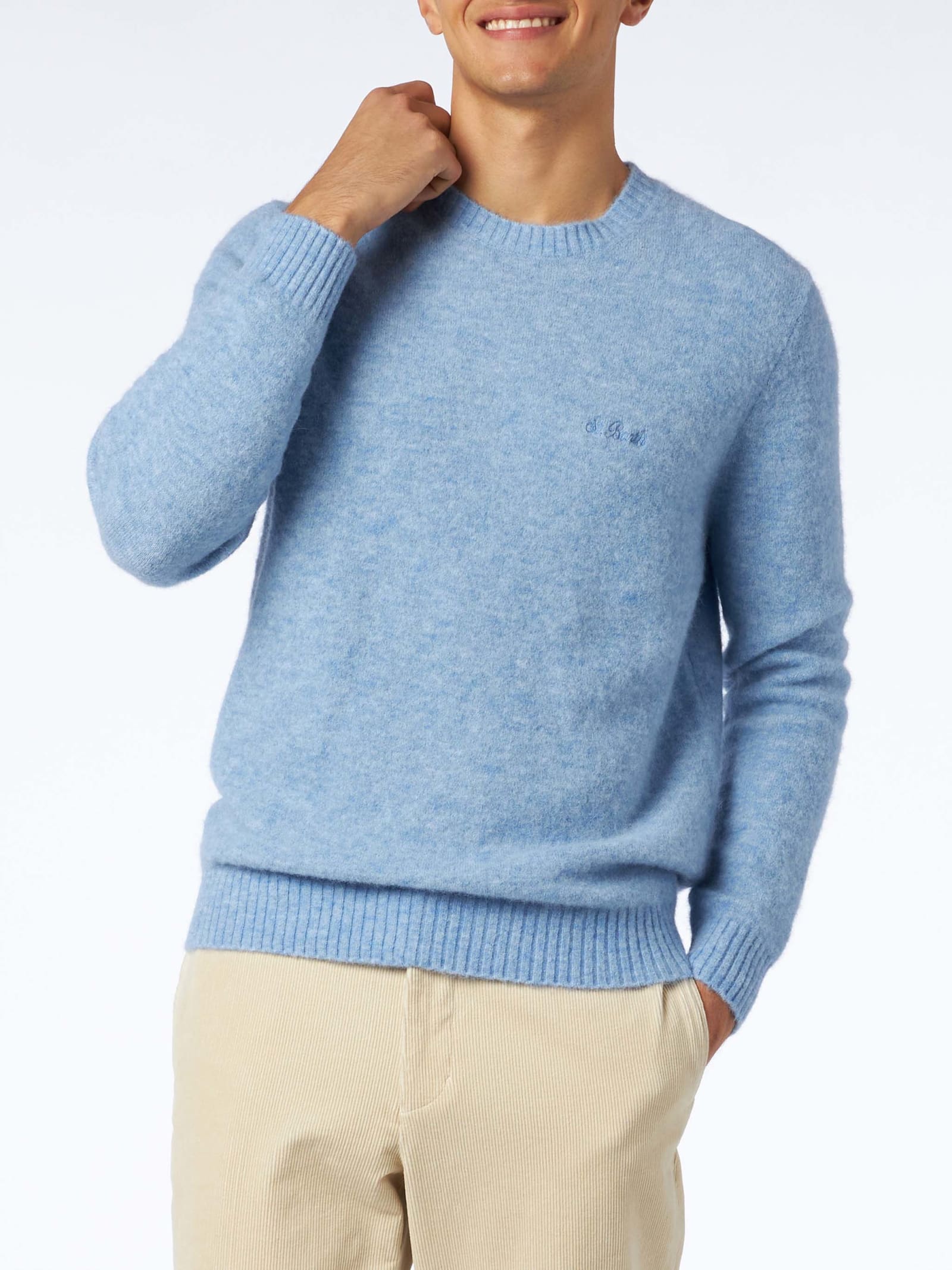 Mc2 Saint Barth Pullover In Sky