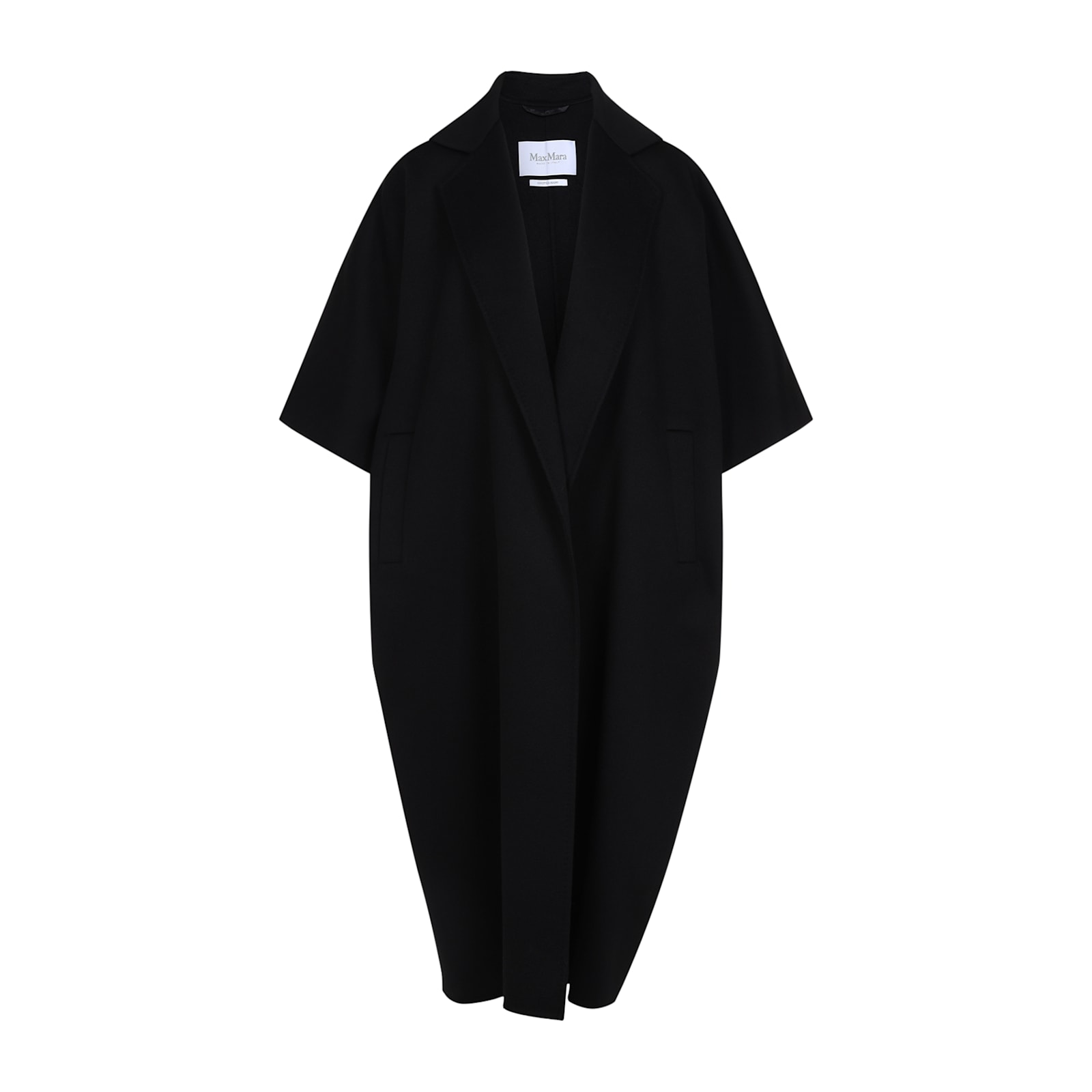 Shop Max Mara Gitano Ss Coat In Nero