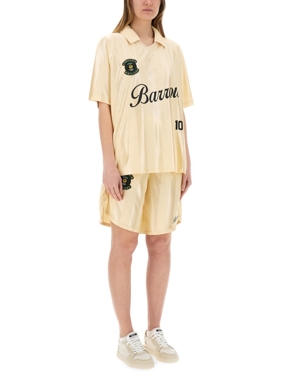 Barrow Triacetate Tshirt In Beige