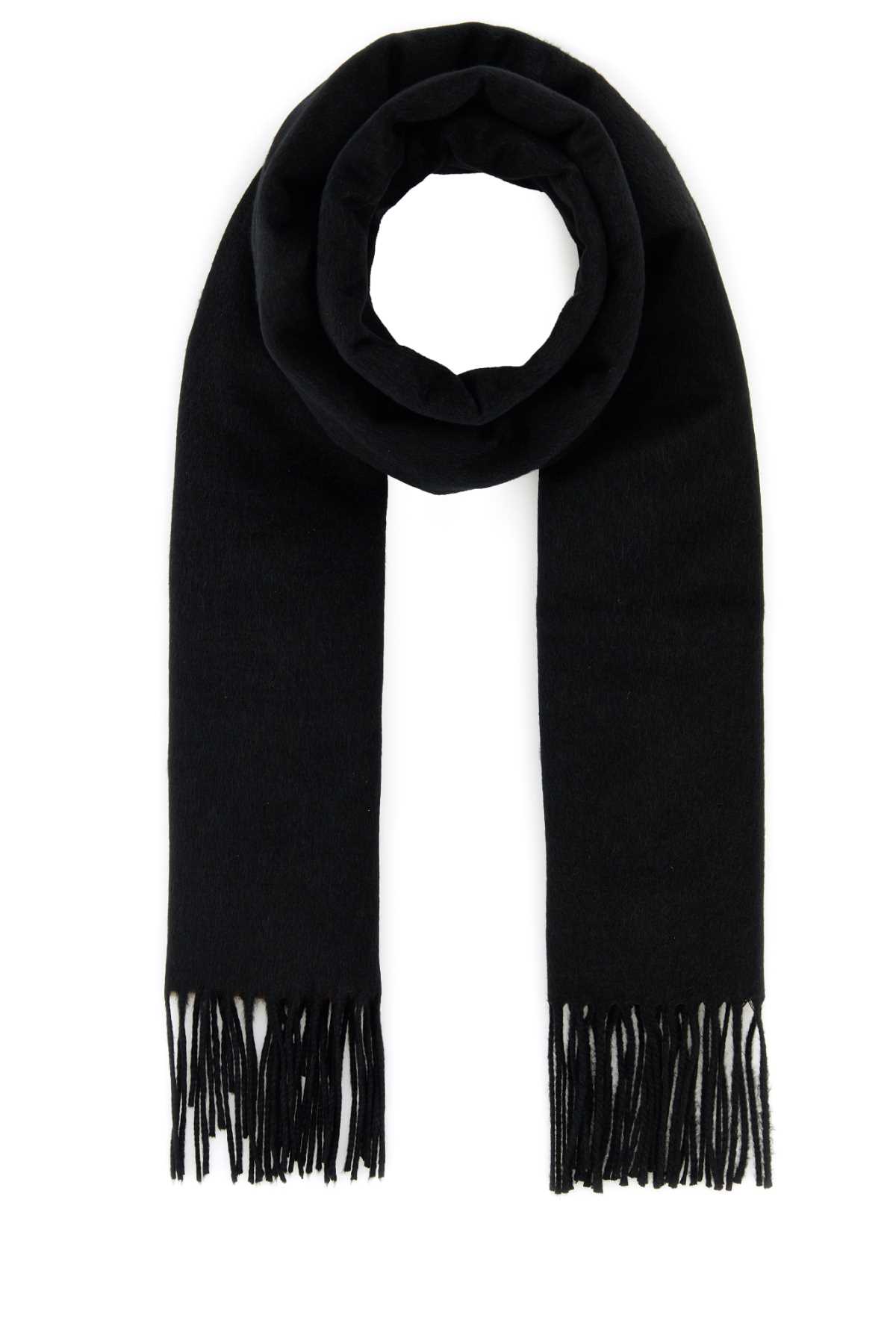 Black Silk Scarf