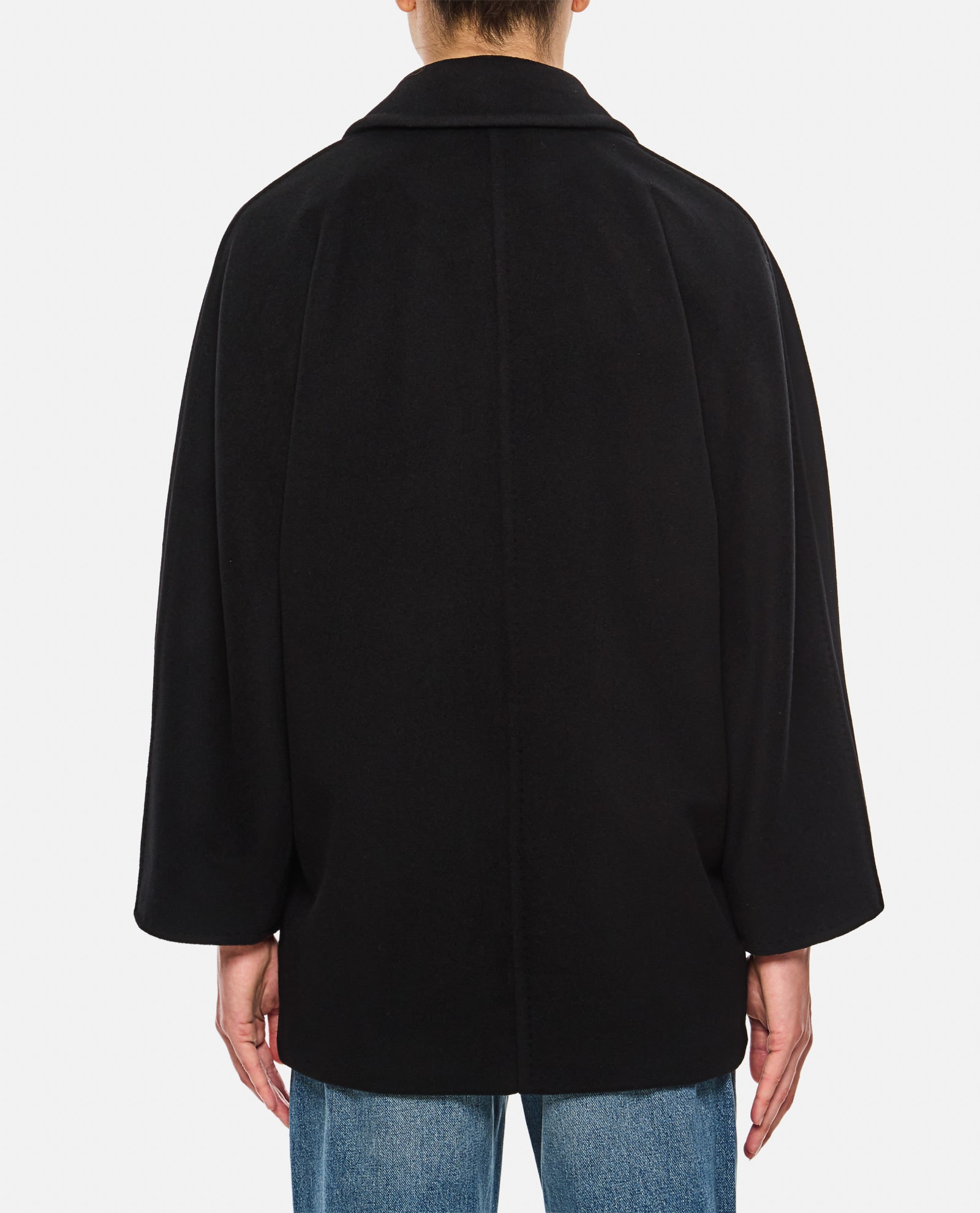 Shop Max Mara Rebus Double Breasted Coat