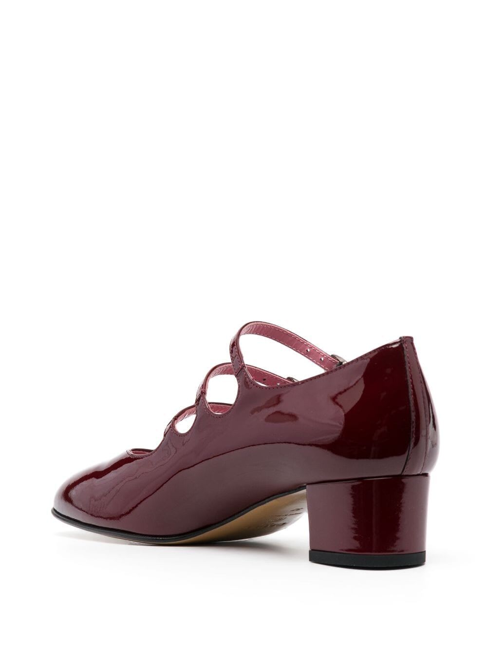 Shop Carel Kina Mary-jane In Burgundy