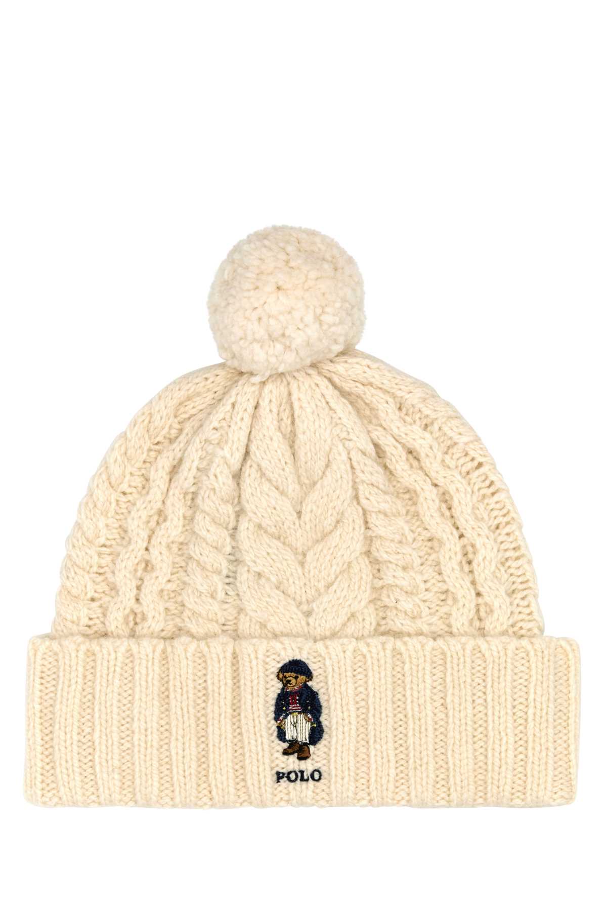 Ivory Wool Blend Beanie