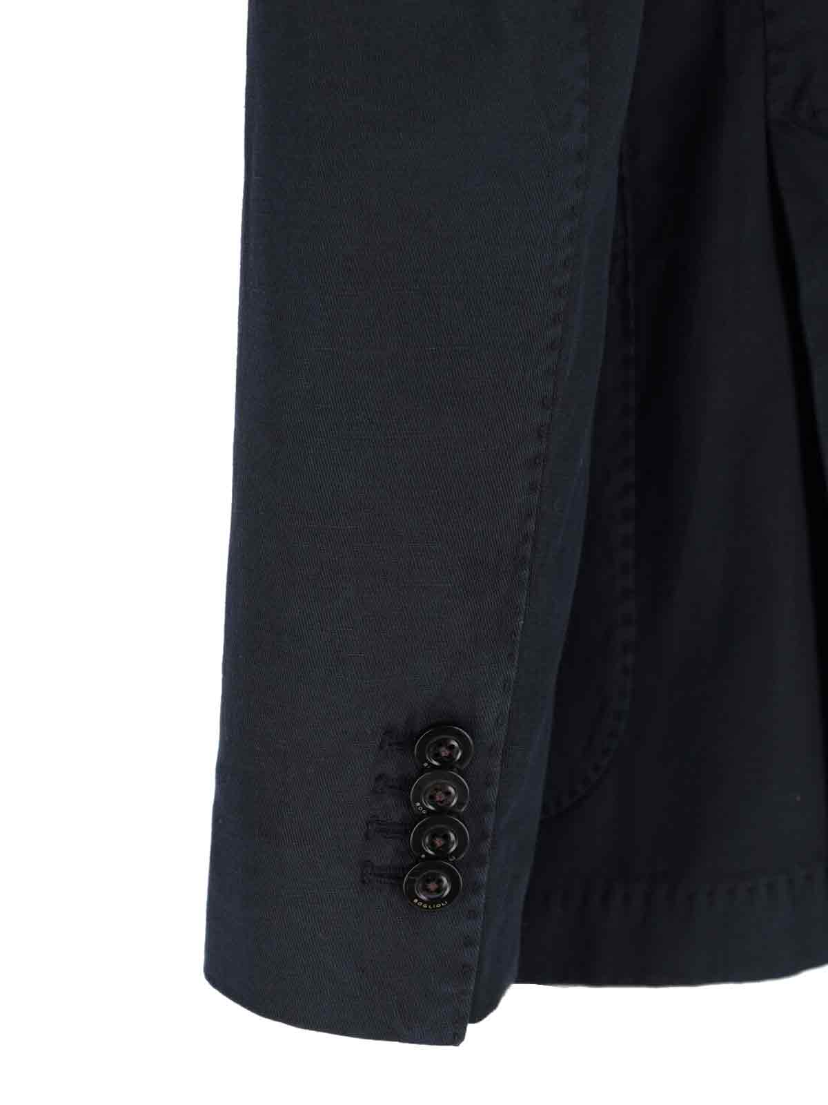 Boglioli Double-breasted Blazer In Blue