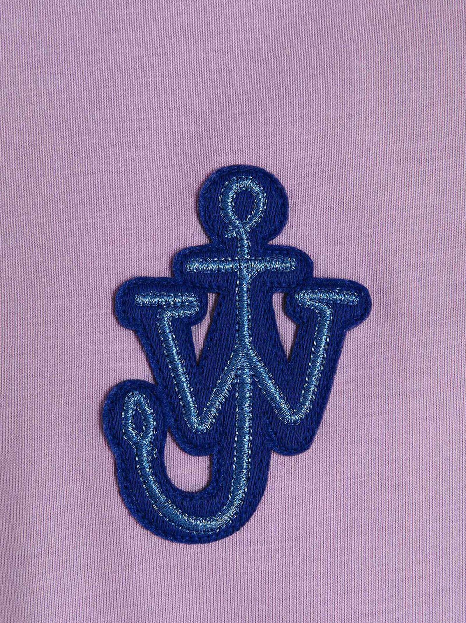 Shop Jw Anderson Anchor T-shirt In Purple