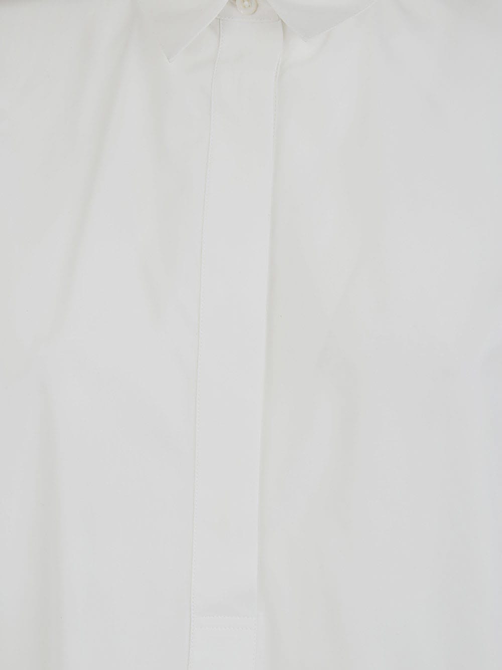 Shop Jil Sander Friday Relaxed 3/4 Sleeves Shirt In Optic White