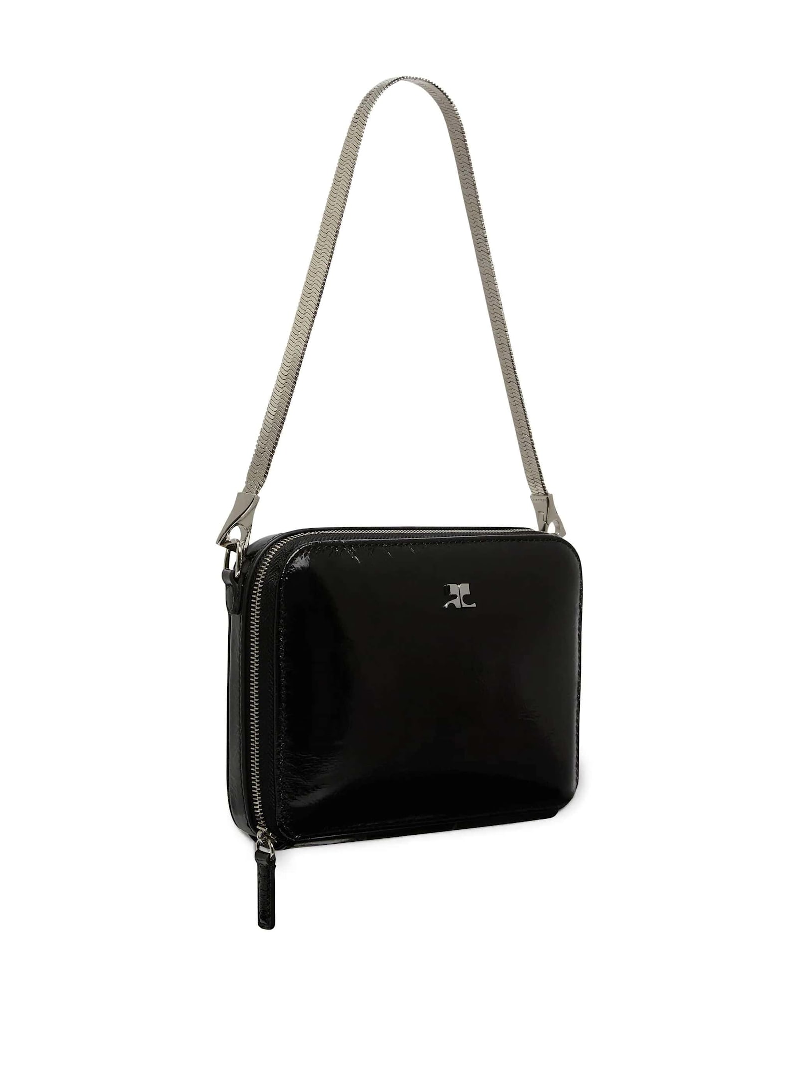 Shop Courrèges Bag In Black