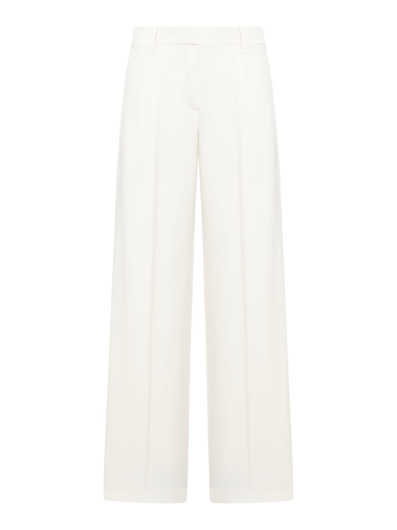 Shop Brunello Cucinelli Pant In Milk