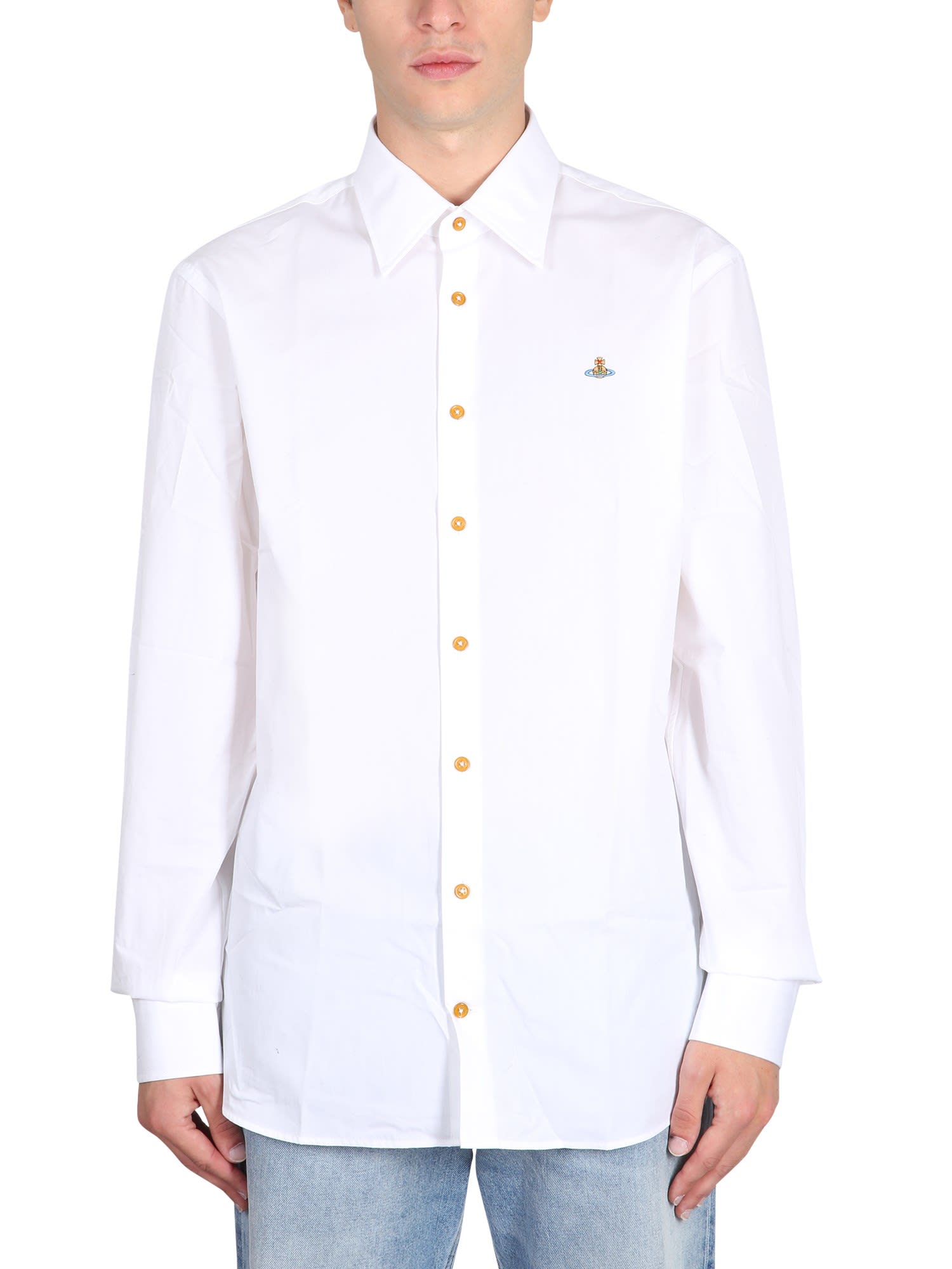 Vivienne Westwood Shirt With Orb Embroidery