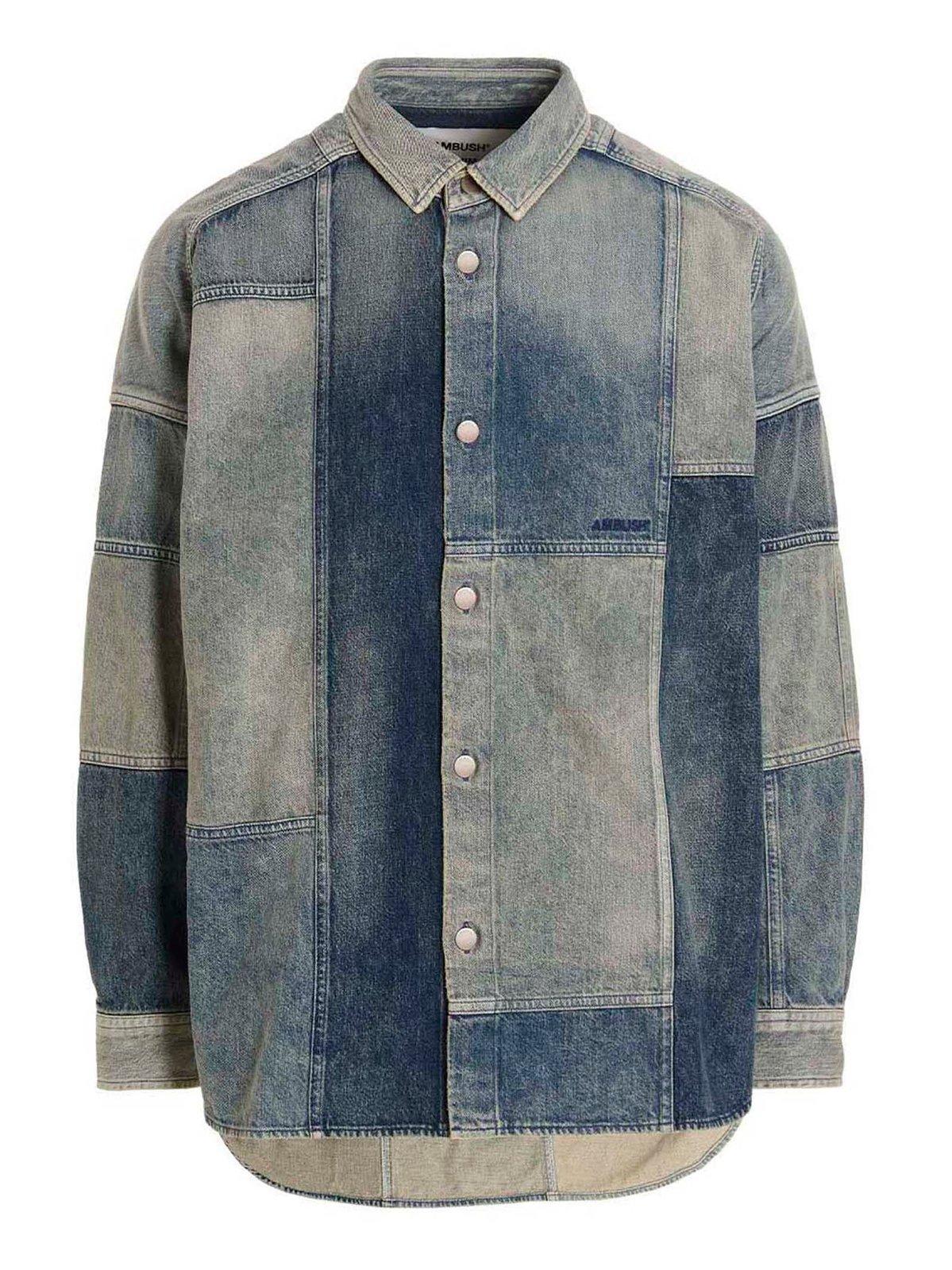 AMBUSH PATCHWORK DENIM SHIRT