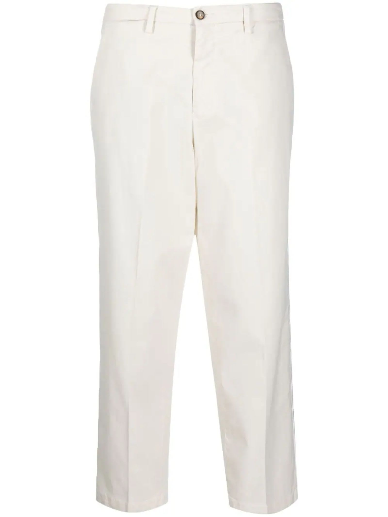 1949 Light Beige Cotton Blend Trousers