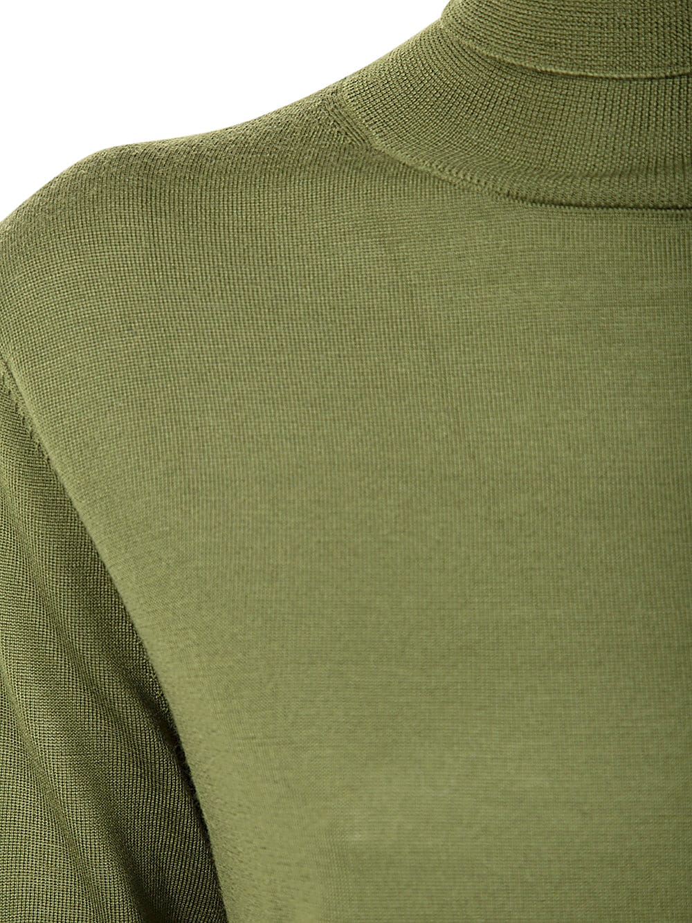 Shop Aspesi Turtle Neck Sweater In Military