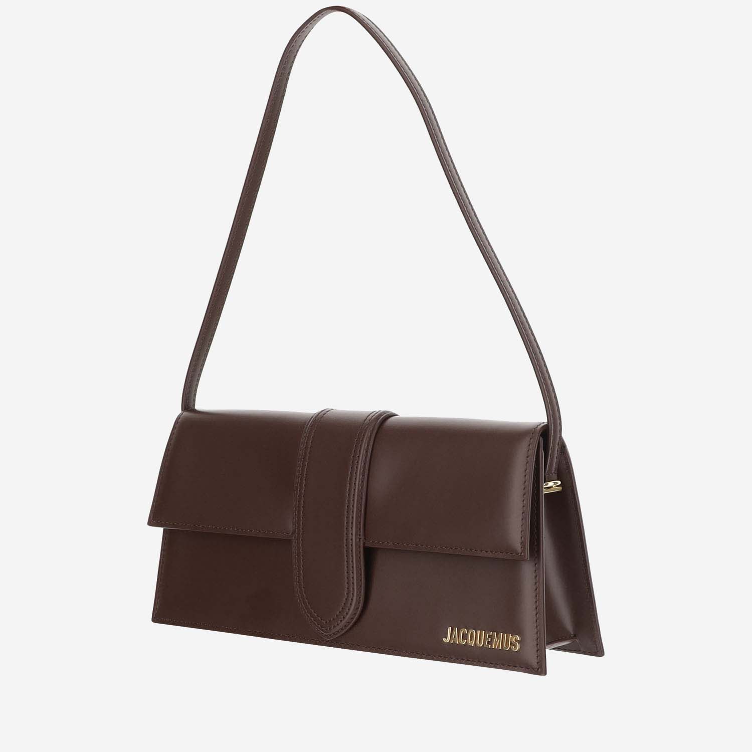 Shop Jacquemus Le Long Baby Bag In Brown