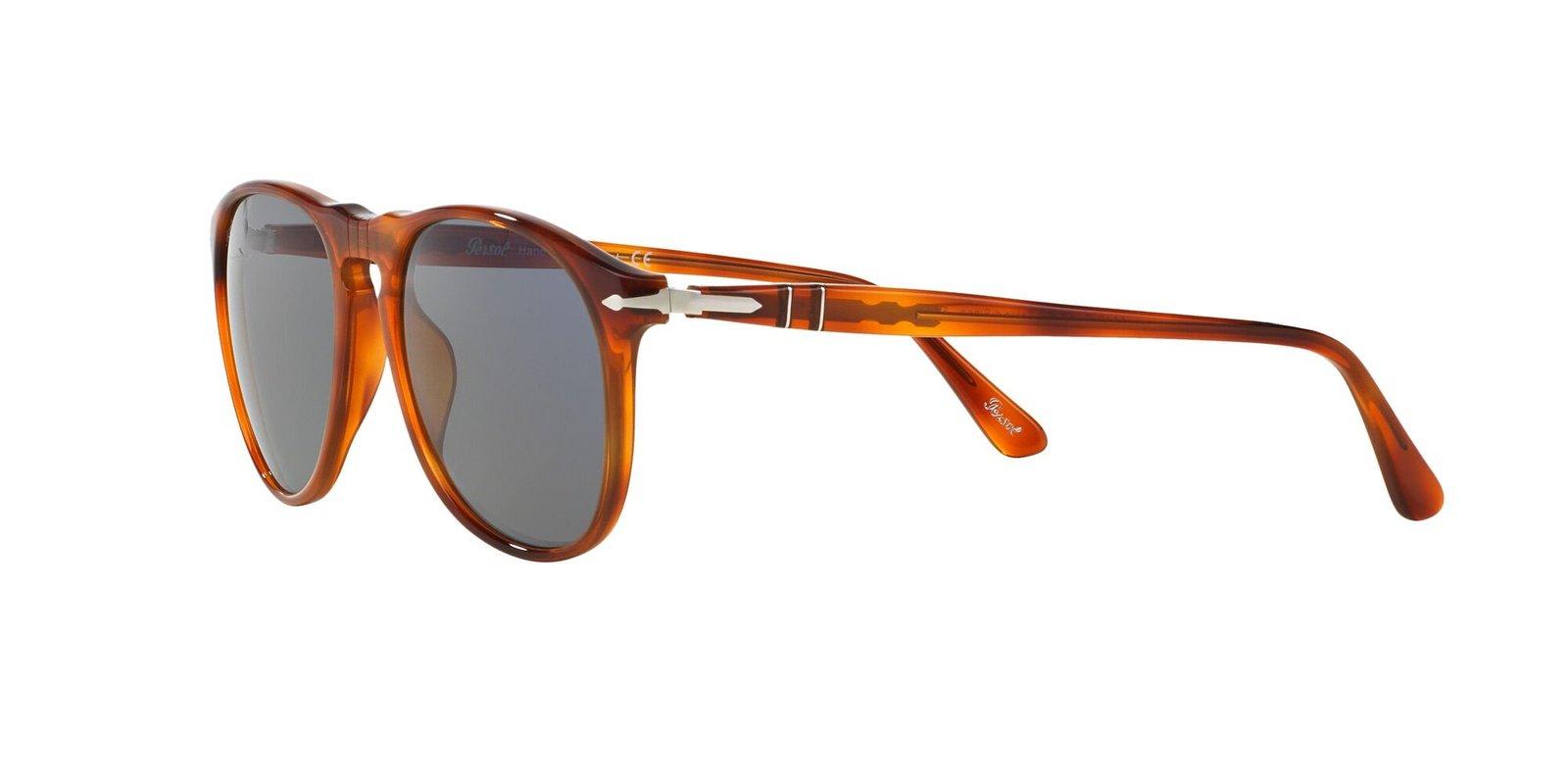 Persol Round Frame Sunglasses In Brown