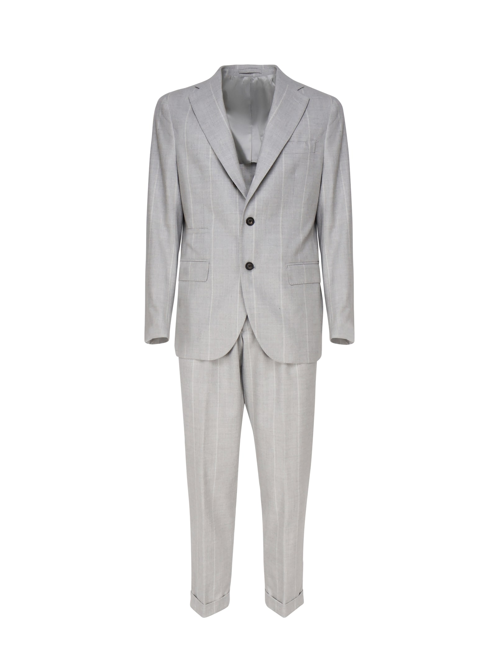 Single-breasted Suit With Double Button