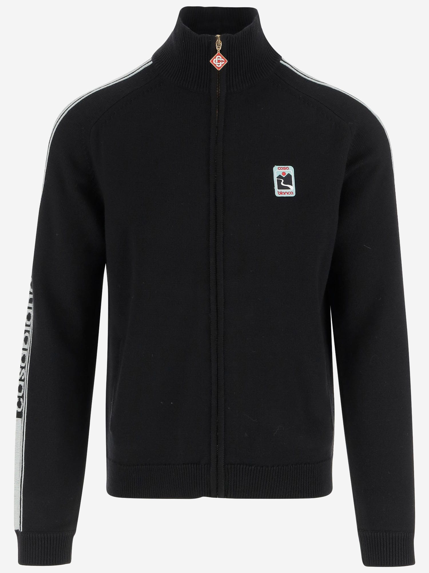 Merino Wool Sweatshirt With Logo