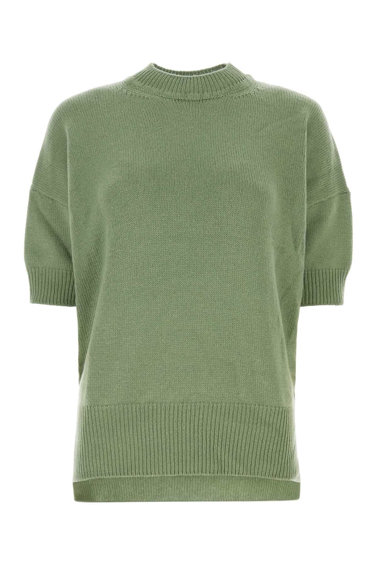Shop Jil Sander Pastel Green Wool Sweater In 329