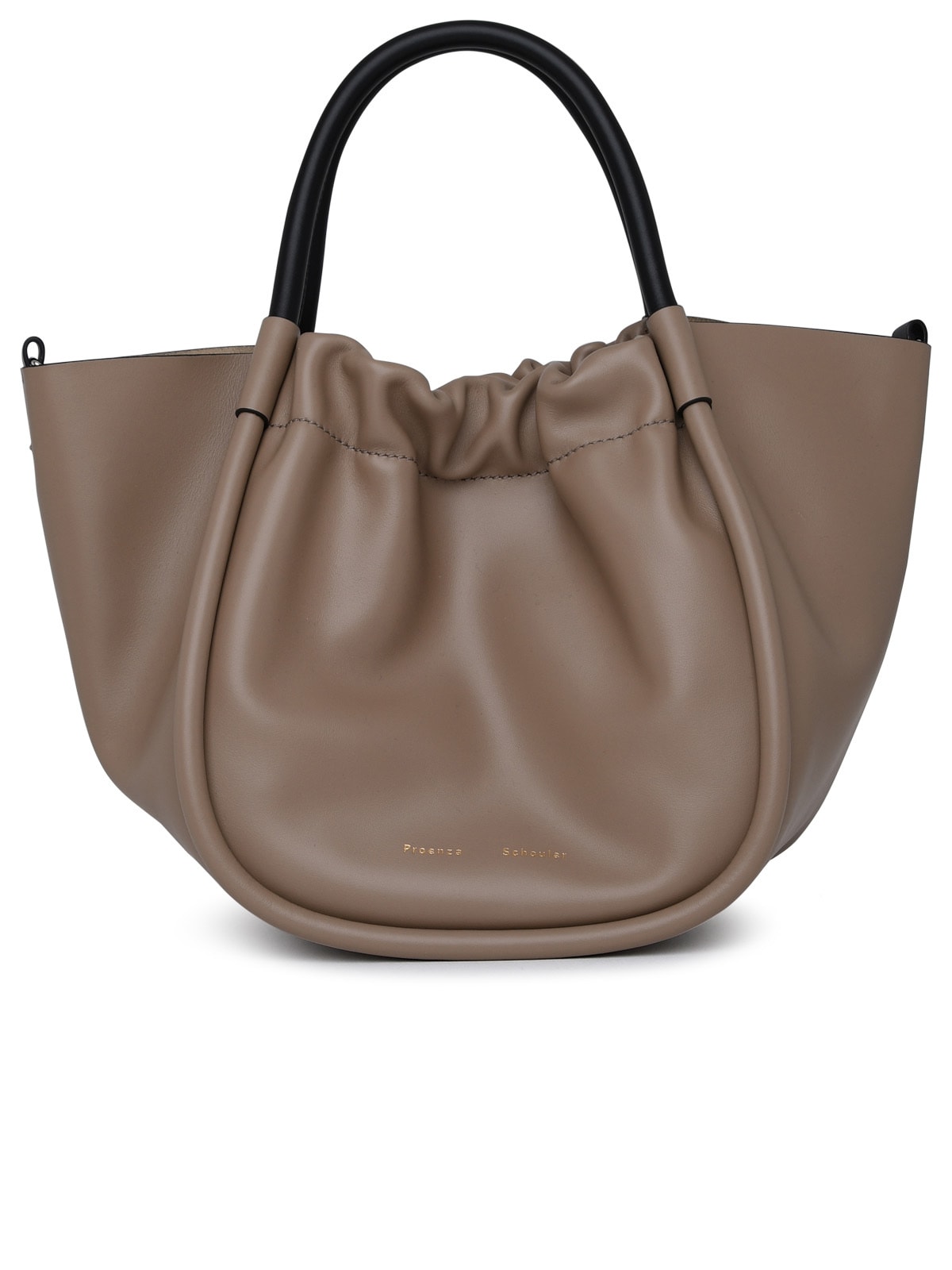 PROENZA SCHOULER RUCHED BAG IN BEIGE LEATHER
