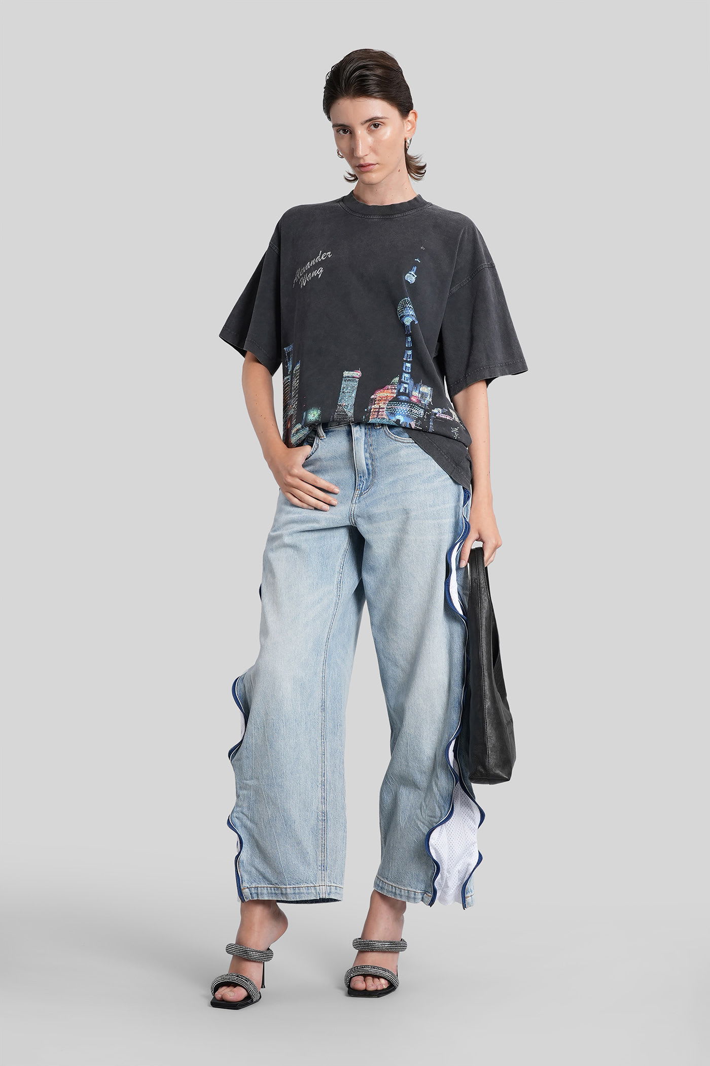 Alexander Wang Jeans In Blue Cotton In Blue
