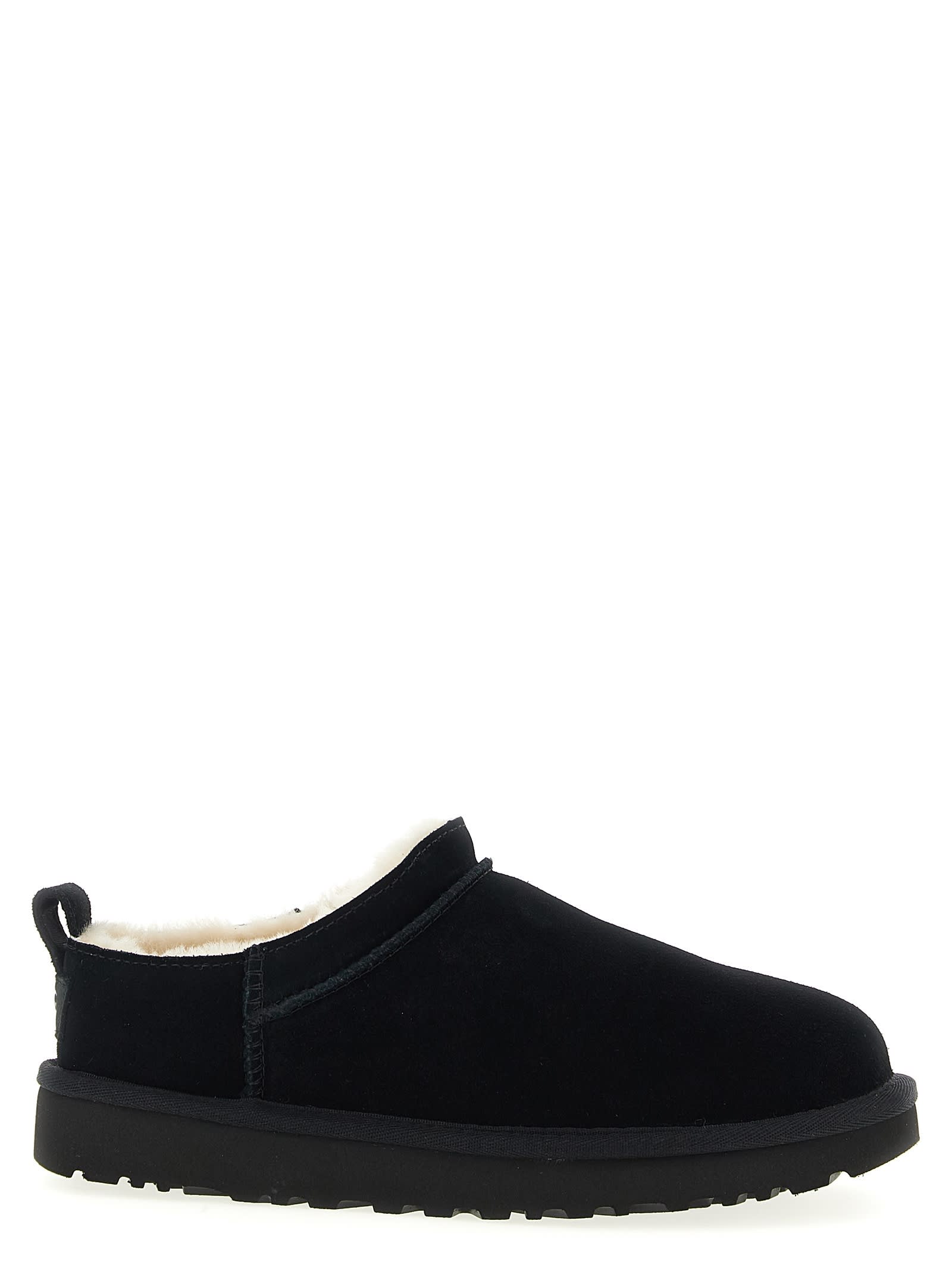 Ugg Classic Micro Ankle Boots In Black