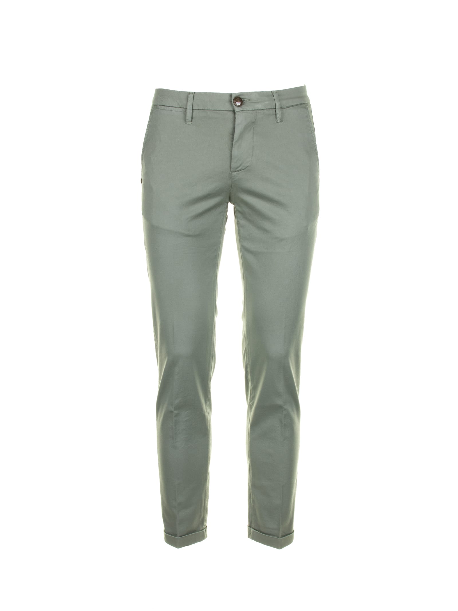 Re-HasH Sage Green Chino Trousers
