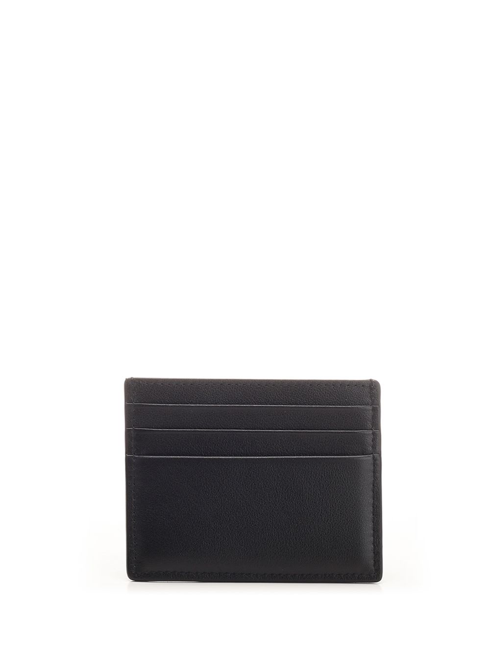 Shop Valentino Vlogo Signature Pocket Card Holder In Black