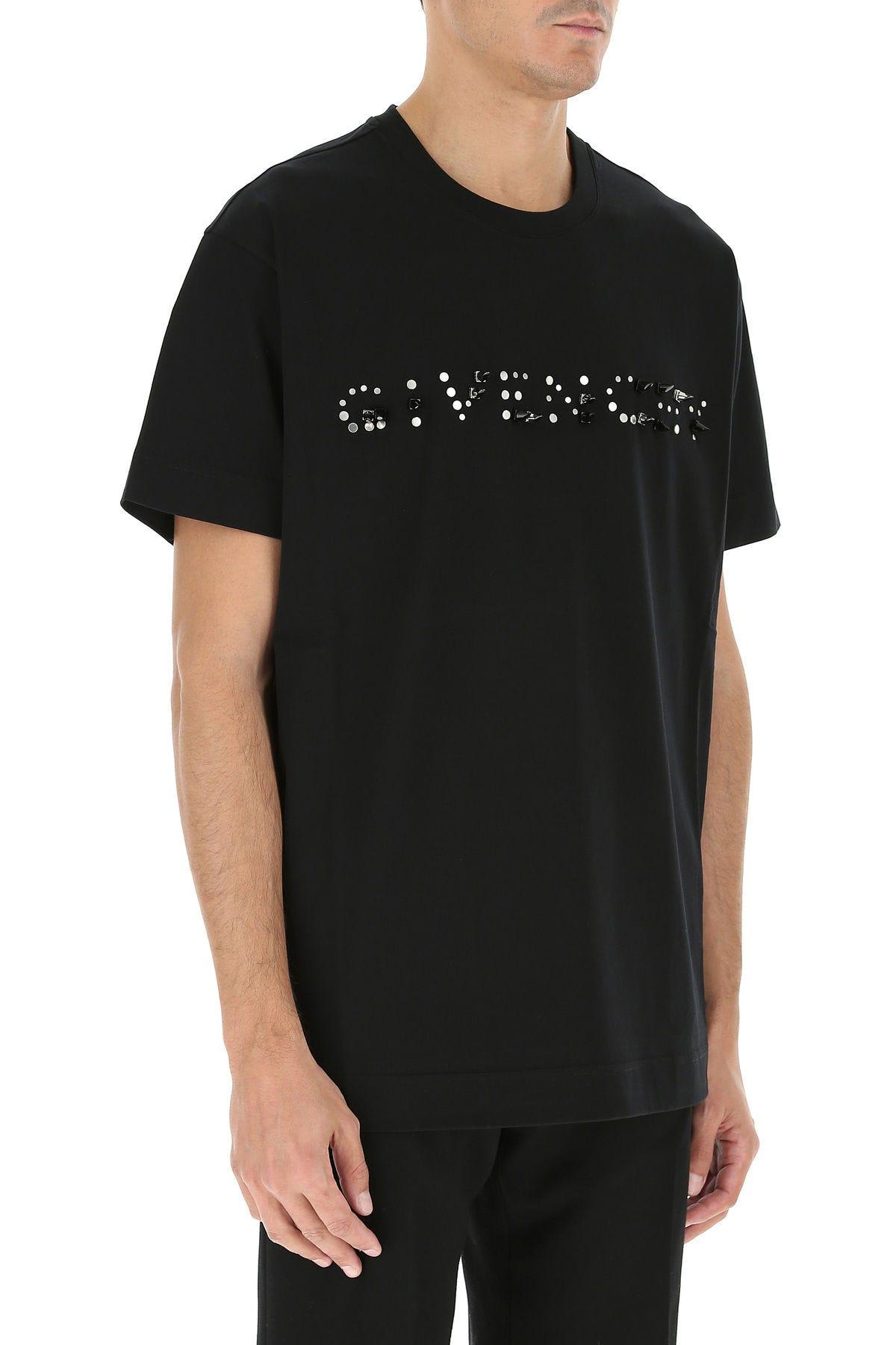 Shop Givenchy Black Cotton Oversize T-shirt