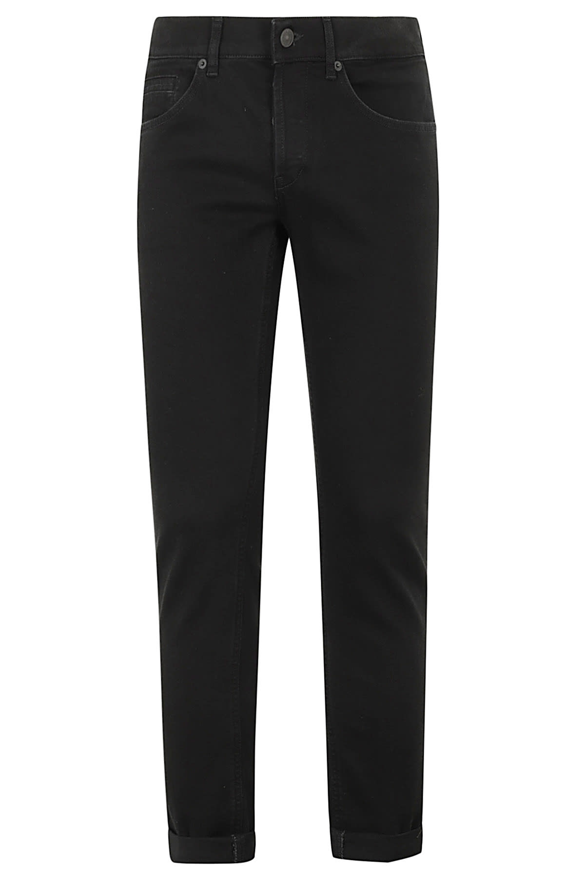 Shop Dondup Pantalone George Nero