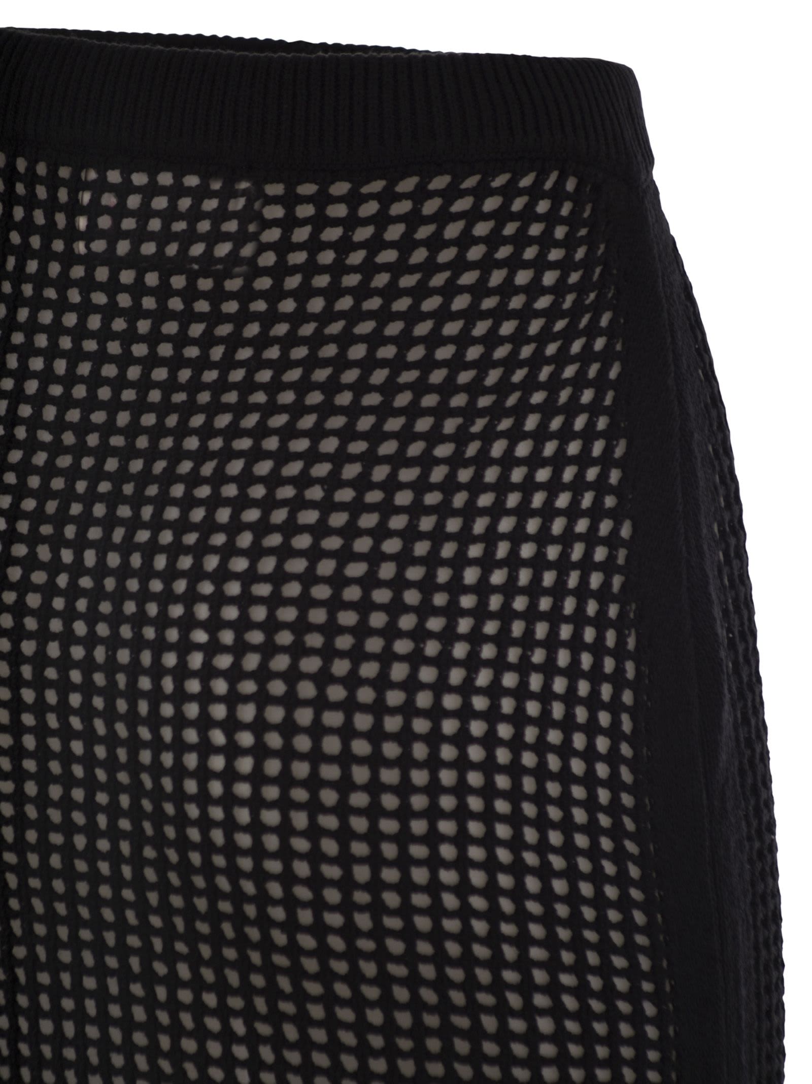 Mc2 Saint Barth Darline - Crochet Midi Skirt