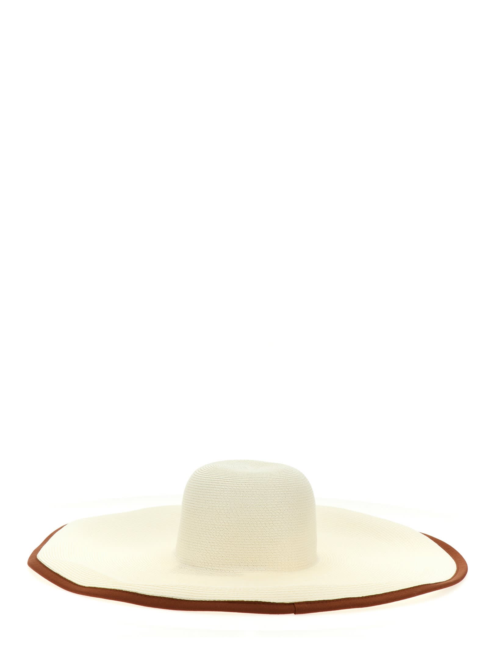 Shop Max Mara Tullia Hat In White