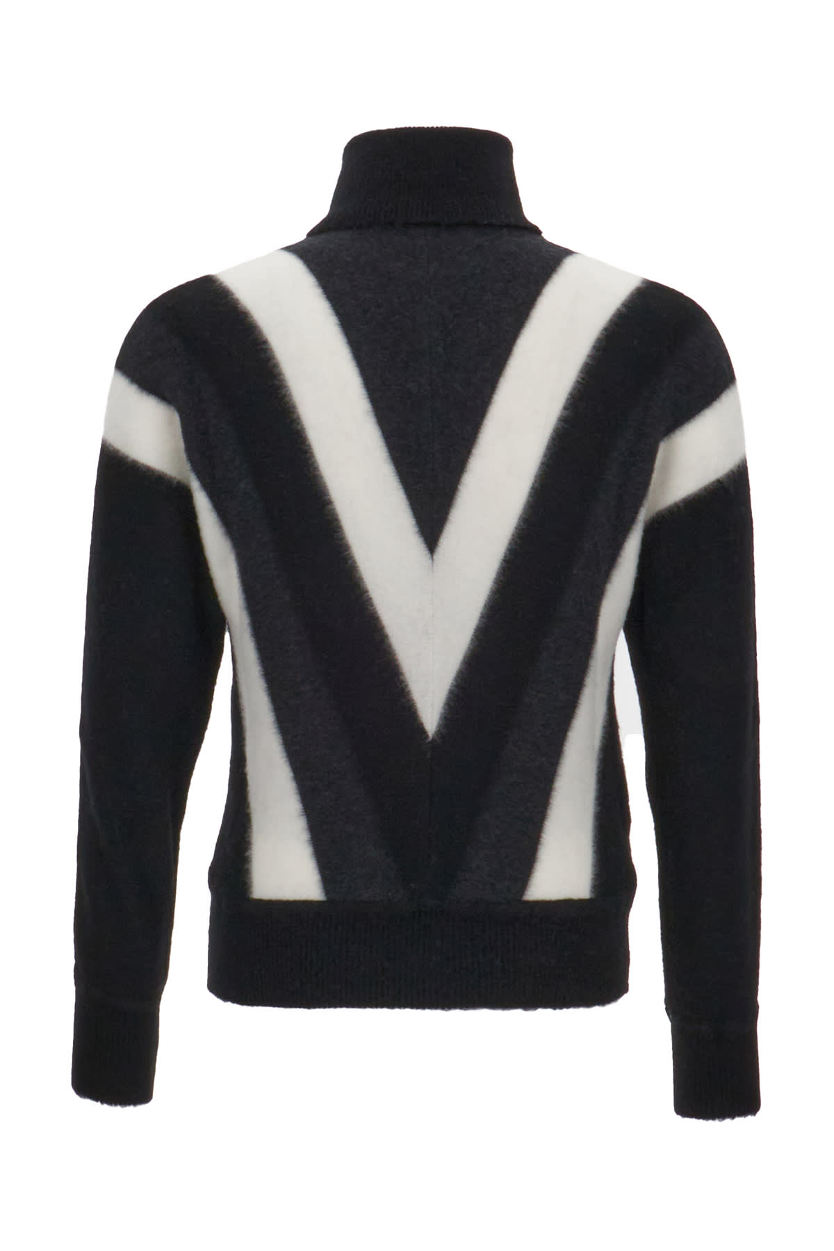 Shop Saint Laurent Embroidered Wool Sweater In 9019